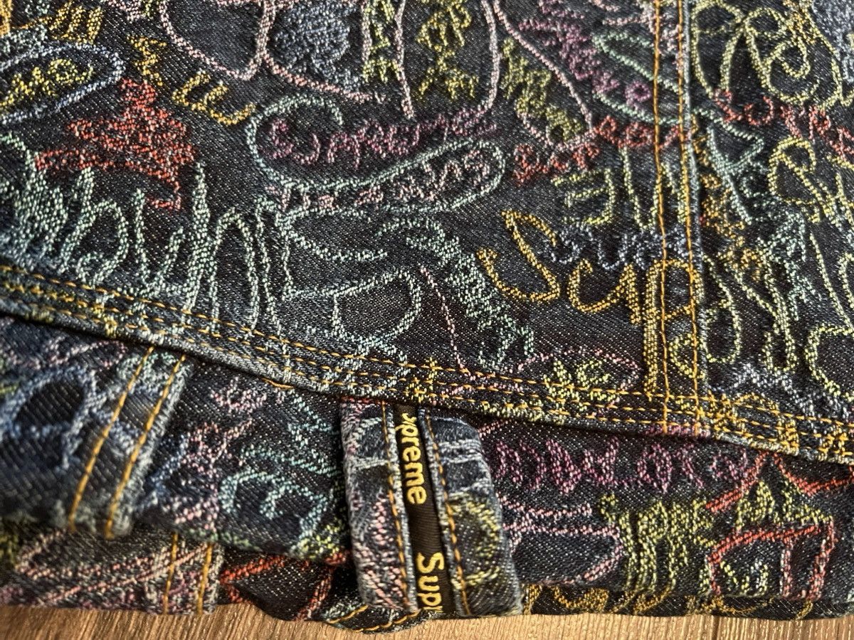 Supreme Supreme Denim Handstyle Double Knee Shorts 35 Size US 36 / EU 52 - 2 Thumbnail
