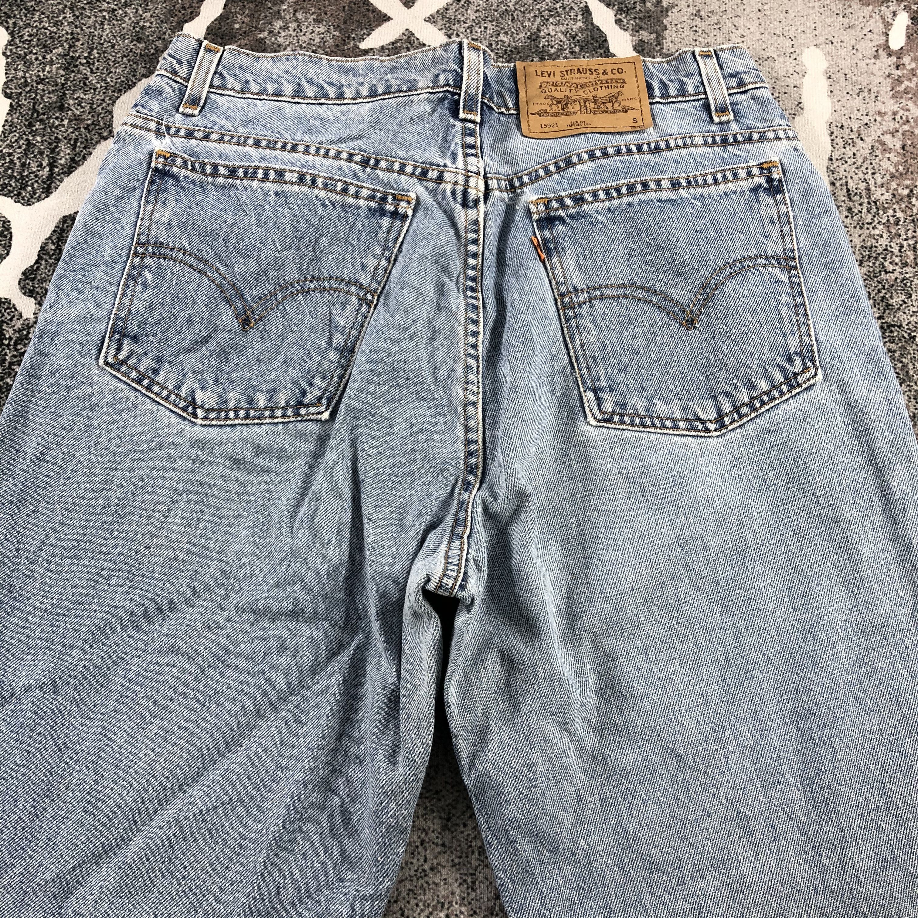 Levi's Vintage 90s Levi's 921 Jeans Medium Wash Denim KJ895 Size US 32 / EU 48 - 4 Thumbnail