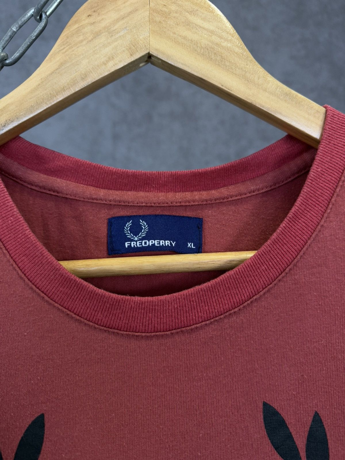 Designer × Fred Perry Fred Perry casual designer big logo tee Size US S / EU 44-46 / 1 - 4 Thumbnail