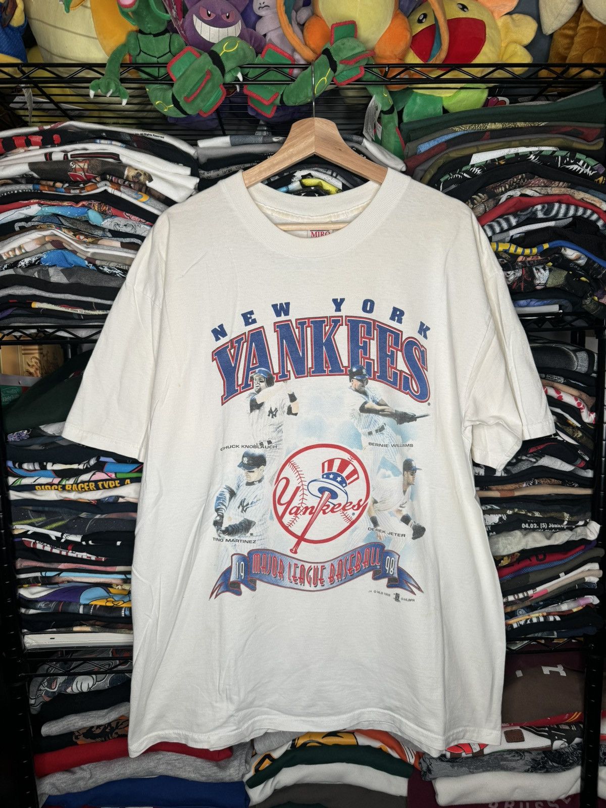 New York Yankees × Vintage Vintage 1998 New York Yankees XL Player Graphic Tee Size US XL / EU 56 / 4 - 1 Thumbnail