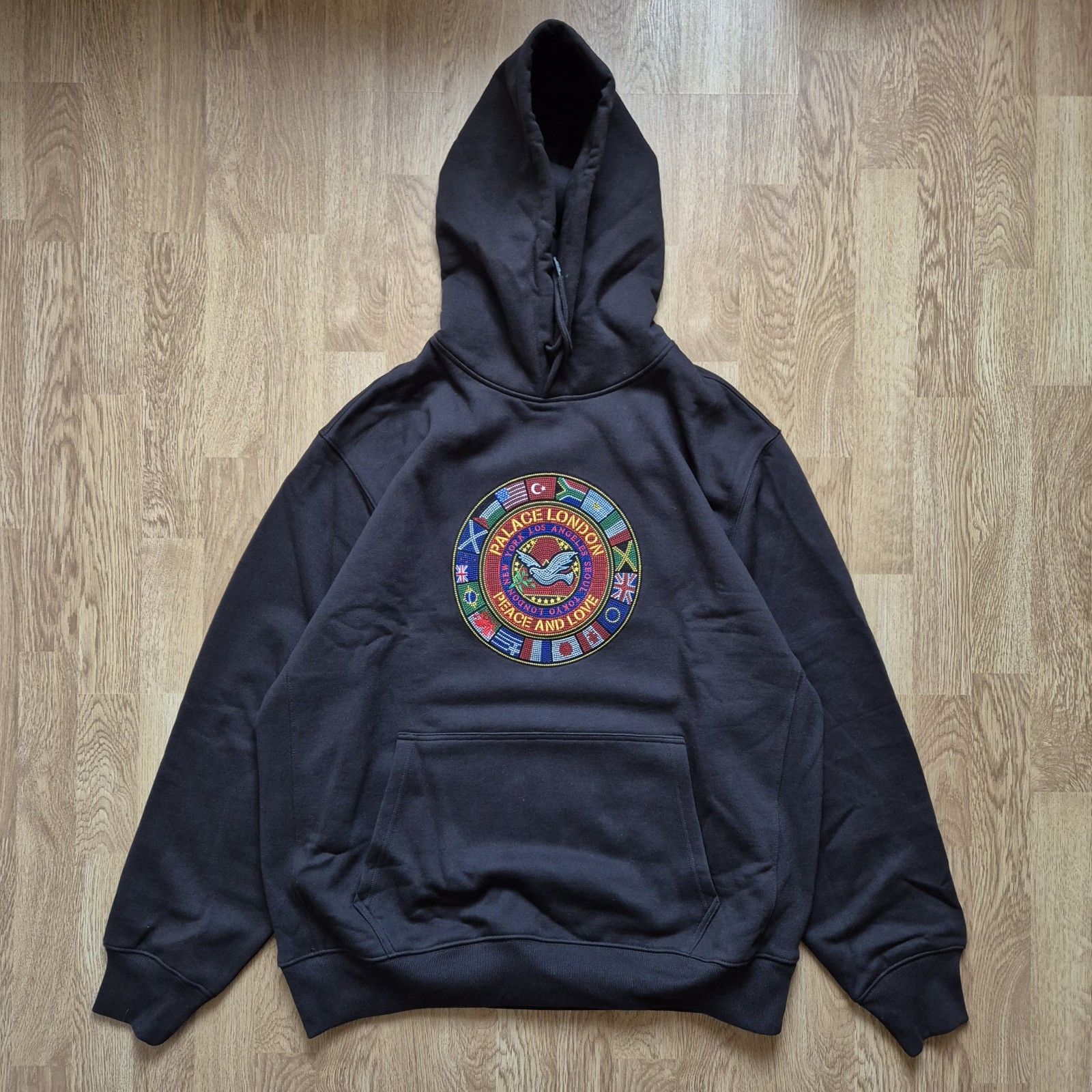 Palace Palace Shatter Zip Hood Black Xl | Grailed