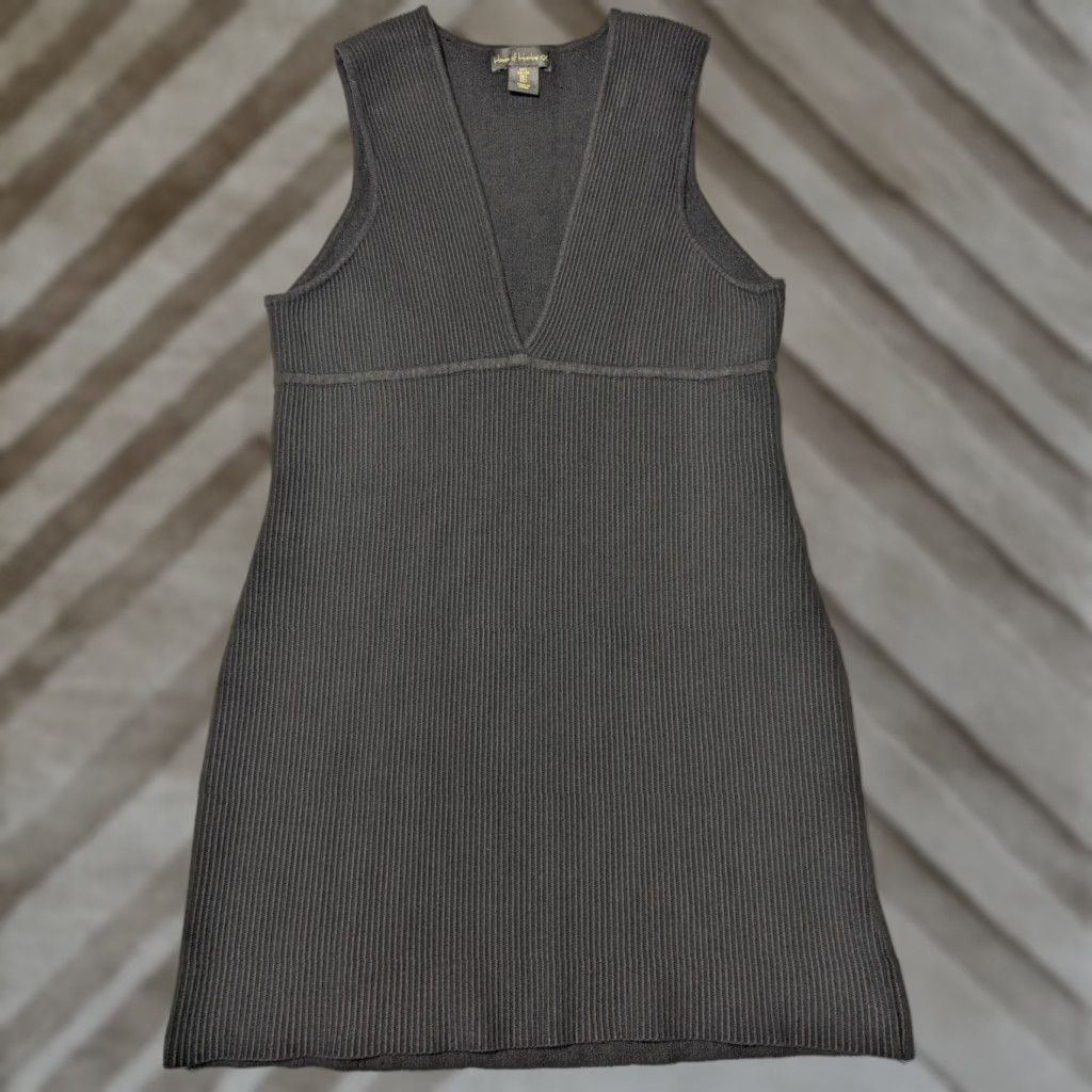 ribbed knit sleeveless dress Sleeveless Rib Knit Midi Dress main image 0
