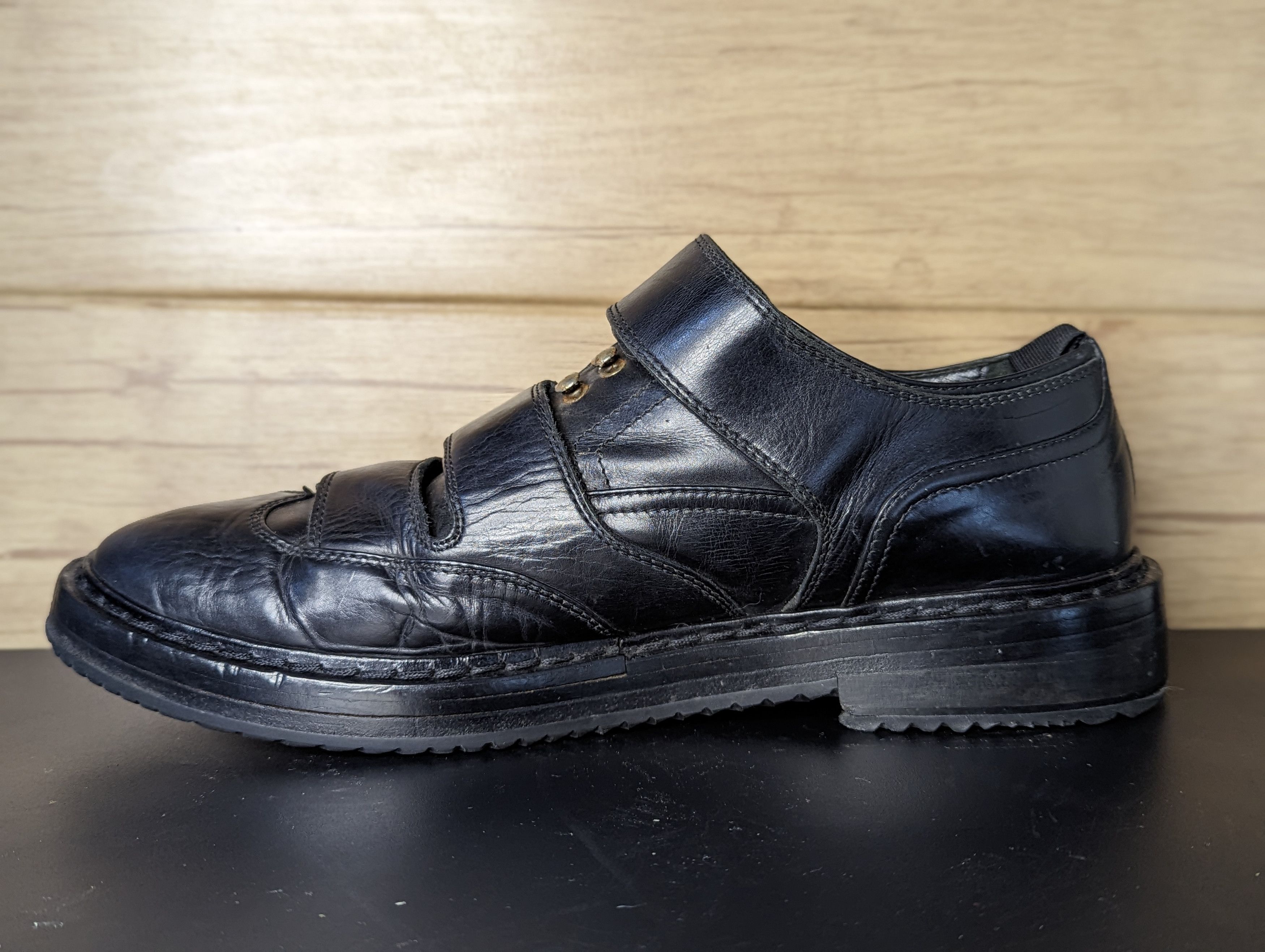 Kris Van Assche Kris Van Assche Three-Strap Derby Leather Shoes Size US 9 / EU 42 - 2 Thumbnail