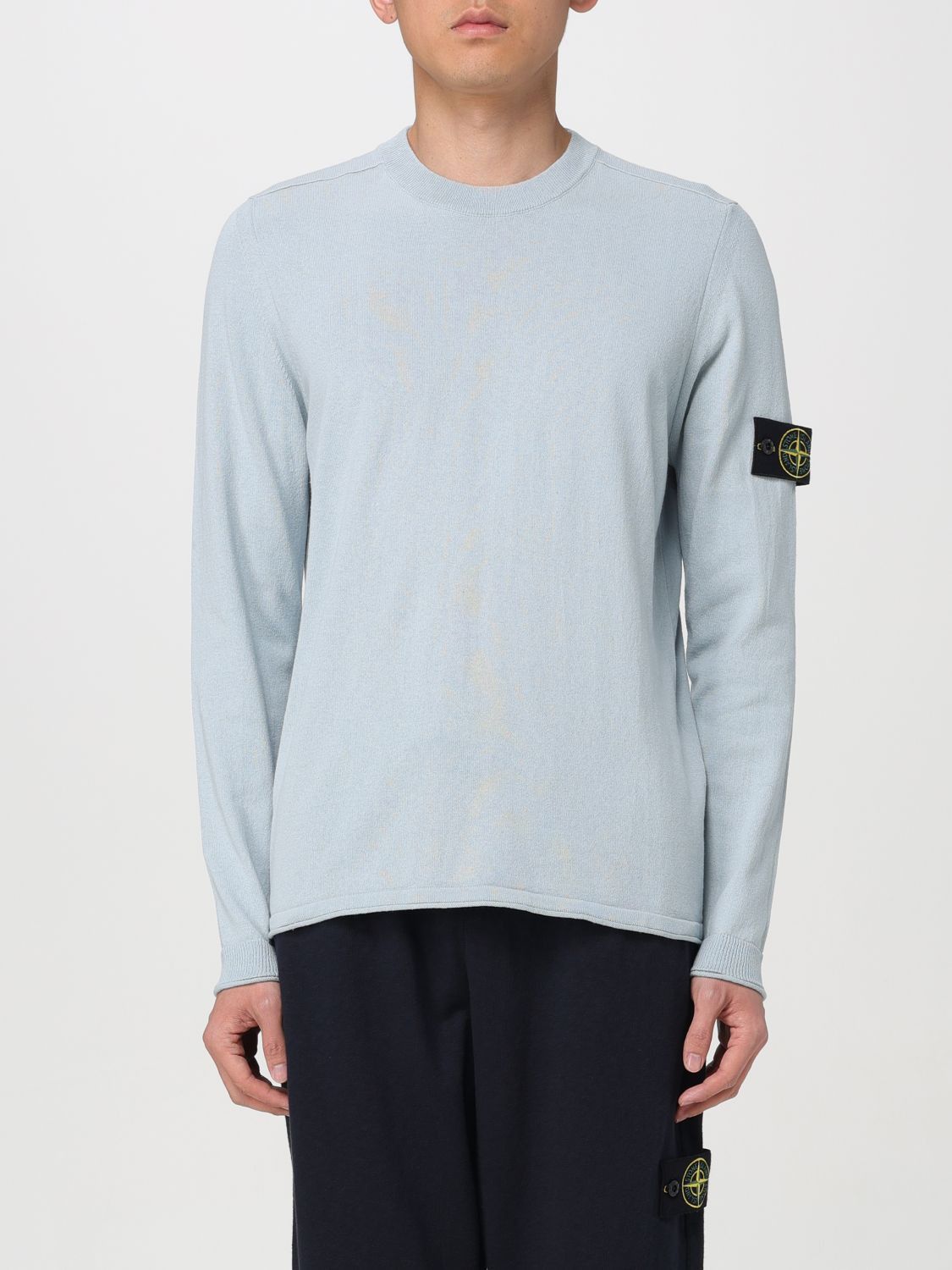 image of Stone Island Sweater Men Sky (Size Medium)