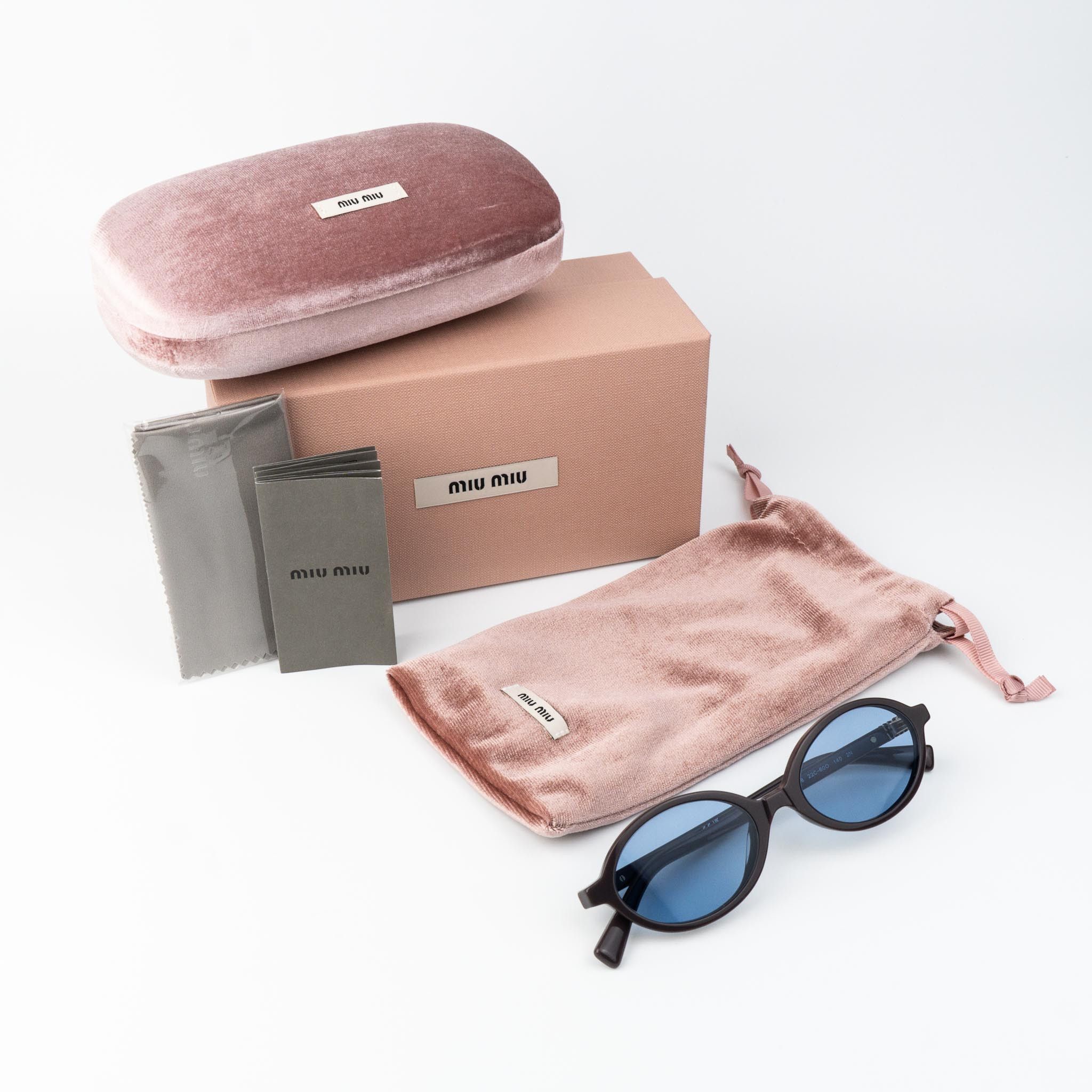Miu Miu Miu Miu REGARD Women Sunglasses MU04ZS 22C60O NEW AUTHENTIC Size ONE SIZE - 9 Thumbnail