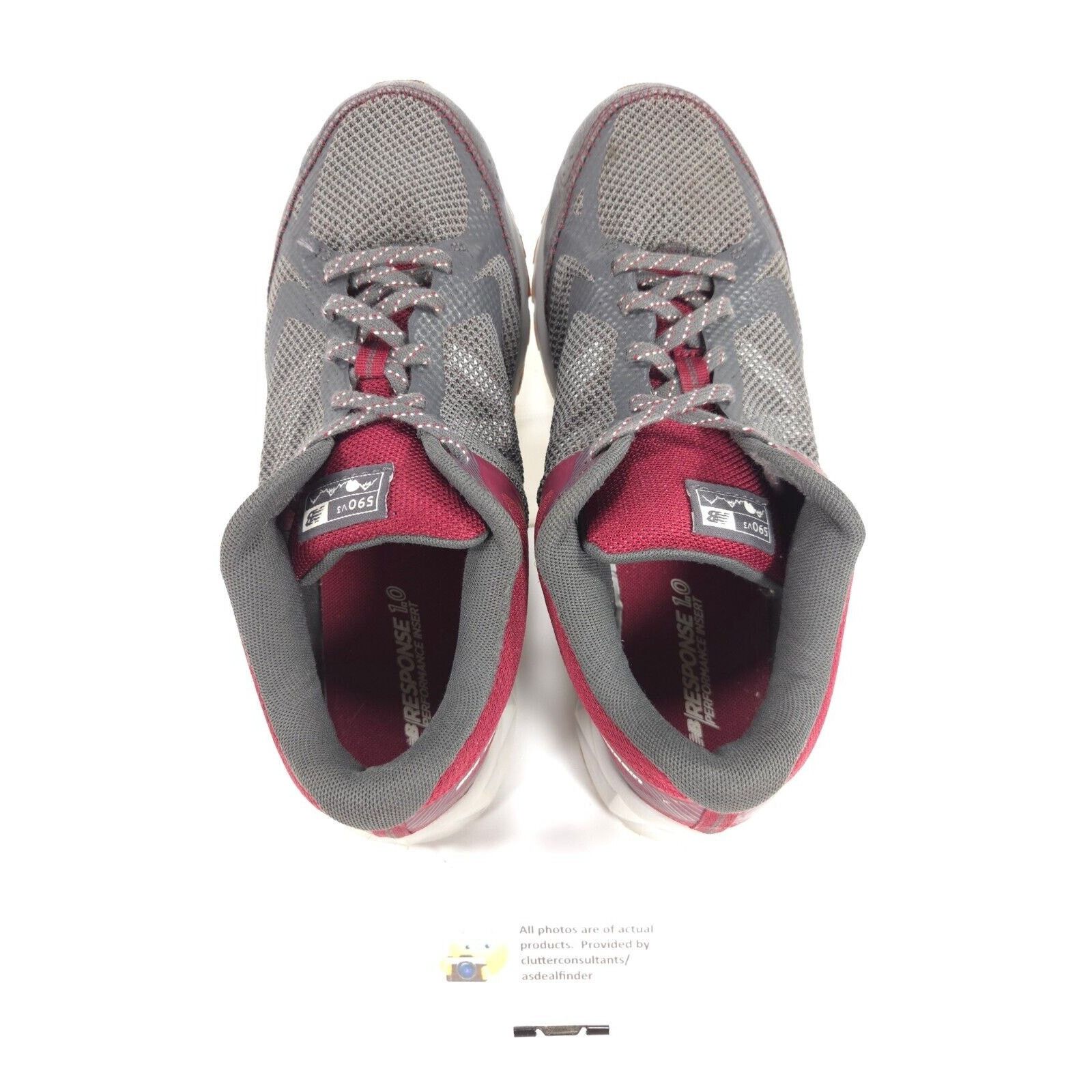 New Balance New Balance 590v3 Shoe Womens Size 10.5 WT590RV3 Gray Red Size US 10.5 / IT 40.5 - 8 Thumbnail