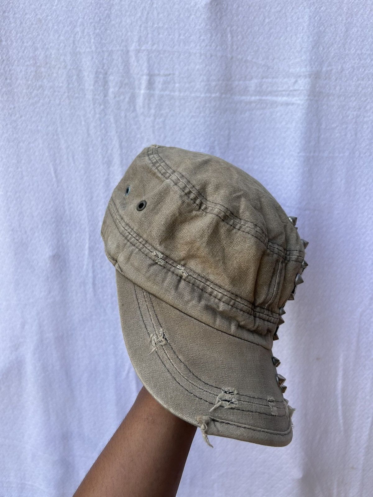 20471120 × Beauty Beast × Japanese Brand Distressed studded skull punk hats Size ONE SIZE - 3 Thumbnail
