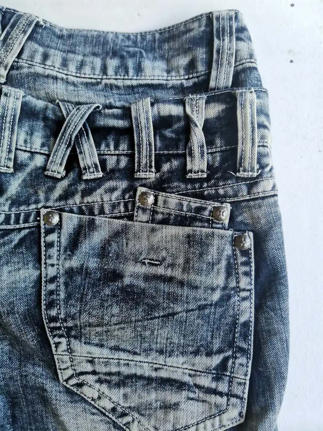 Vintage Very Rare Style Design Jeans Pants Size US 31 - 9 Thumbnail