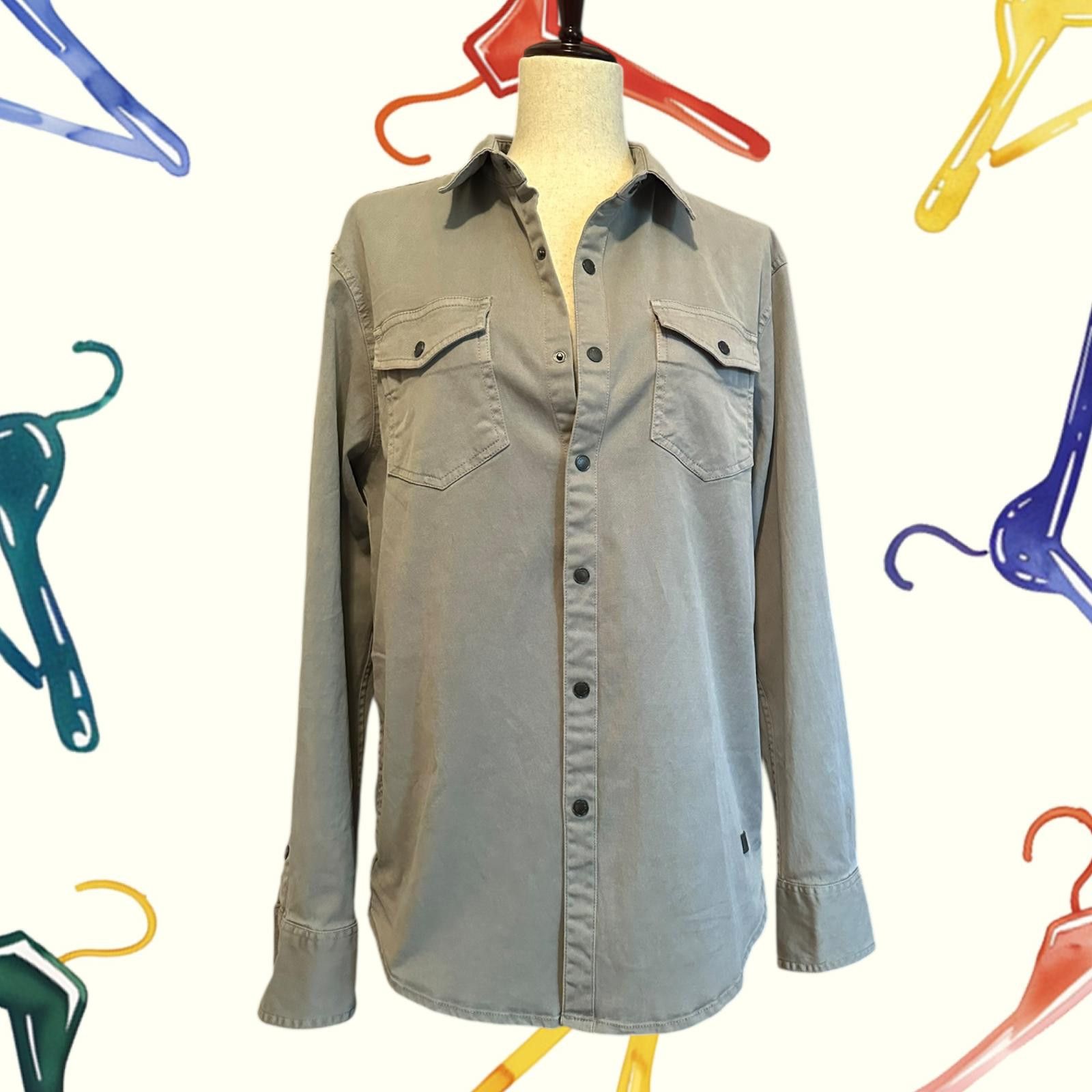 Other Men's Casual Button-Up Shirt with Chest Pockets Size US M / EU 48-50 / 2 - 1 Thumbnail