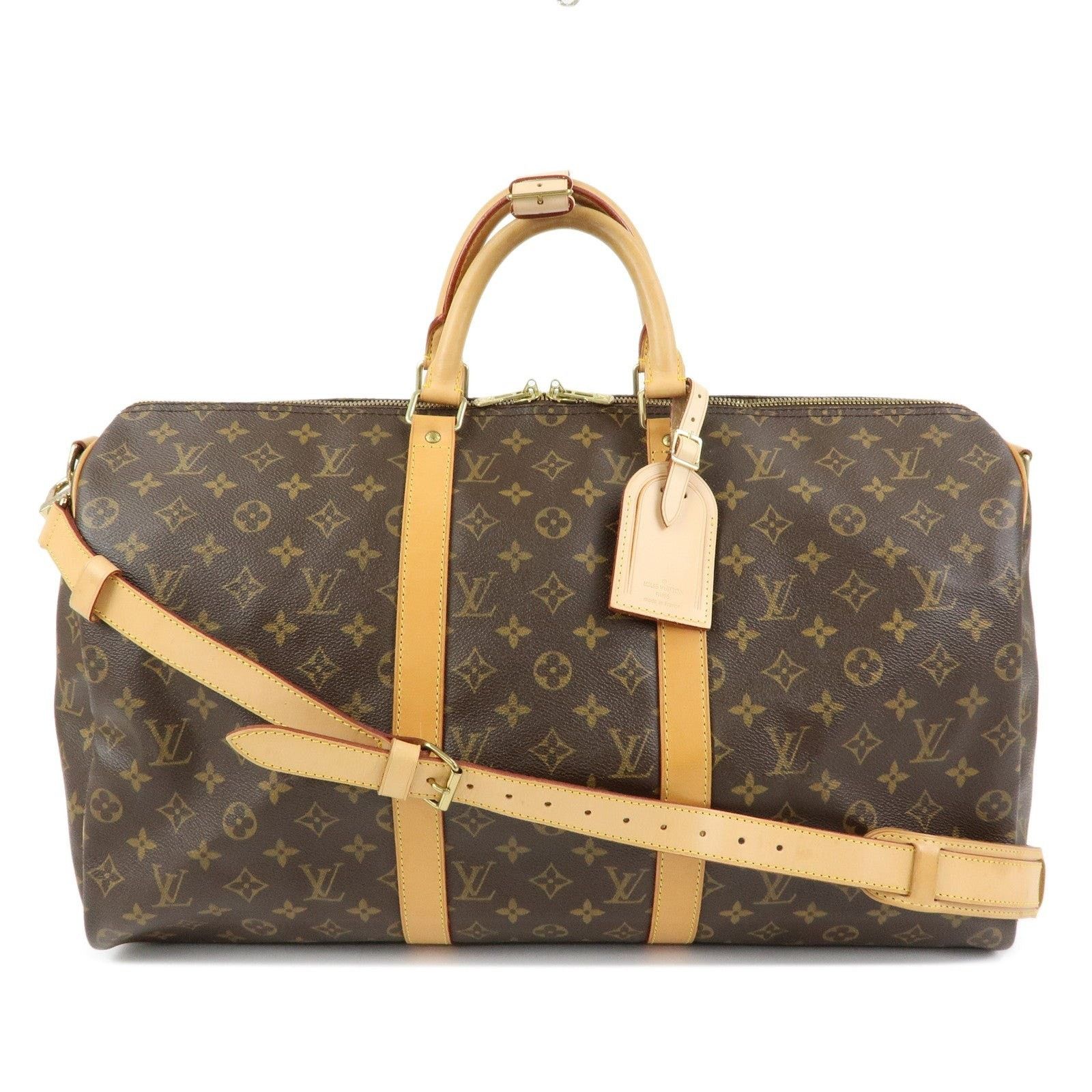 Louis Vuitton Louis Vuitton Monogram Keepall Bandouliere 50 Duffle Bag Size ONE SIZE - 1 Thumbnail