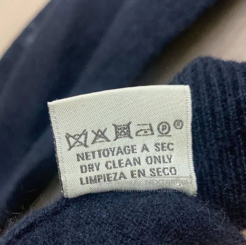 Hermes Hermes Men's dark blue zip-up knitted cardigan, 80% cashme Size US L / EU 52-54 / 3 - 5 Thumbnail