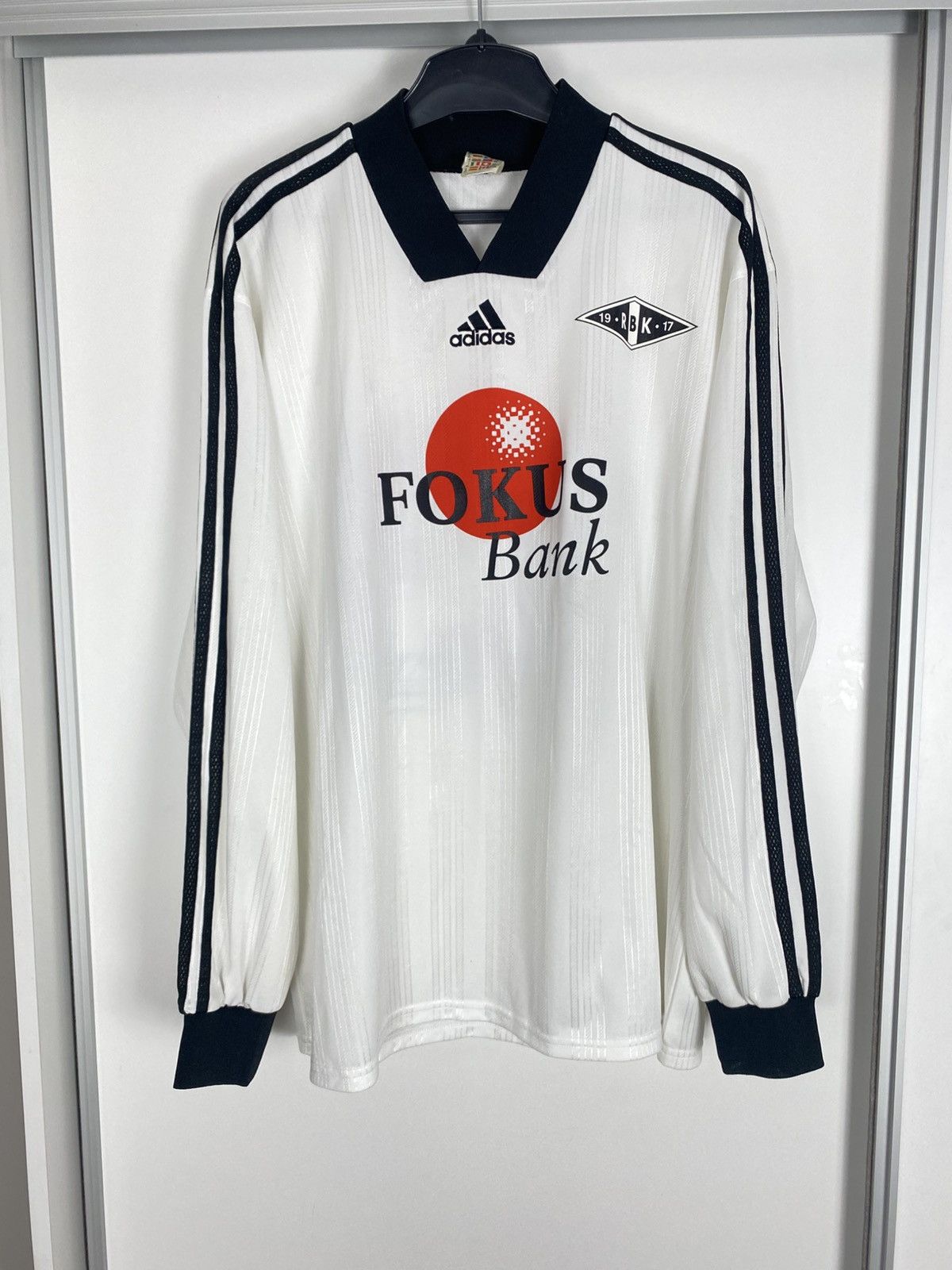 Adidas Rosenborg BK Home Longsleeve 1999 2000 Trondheim XL fokus Size US XL / EU 56 / 4 - 13 Thumbnail