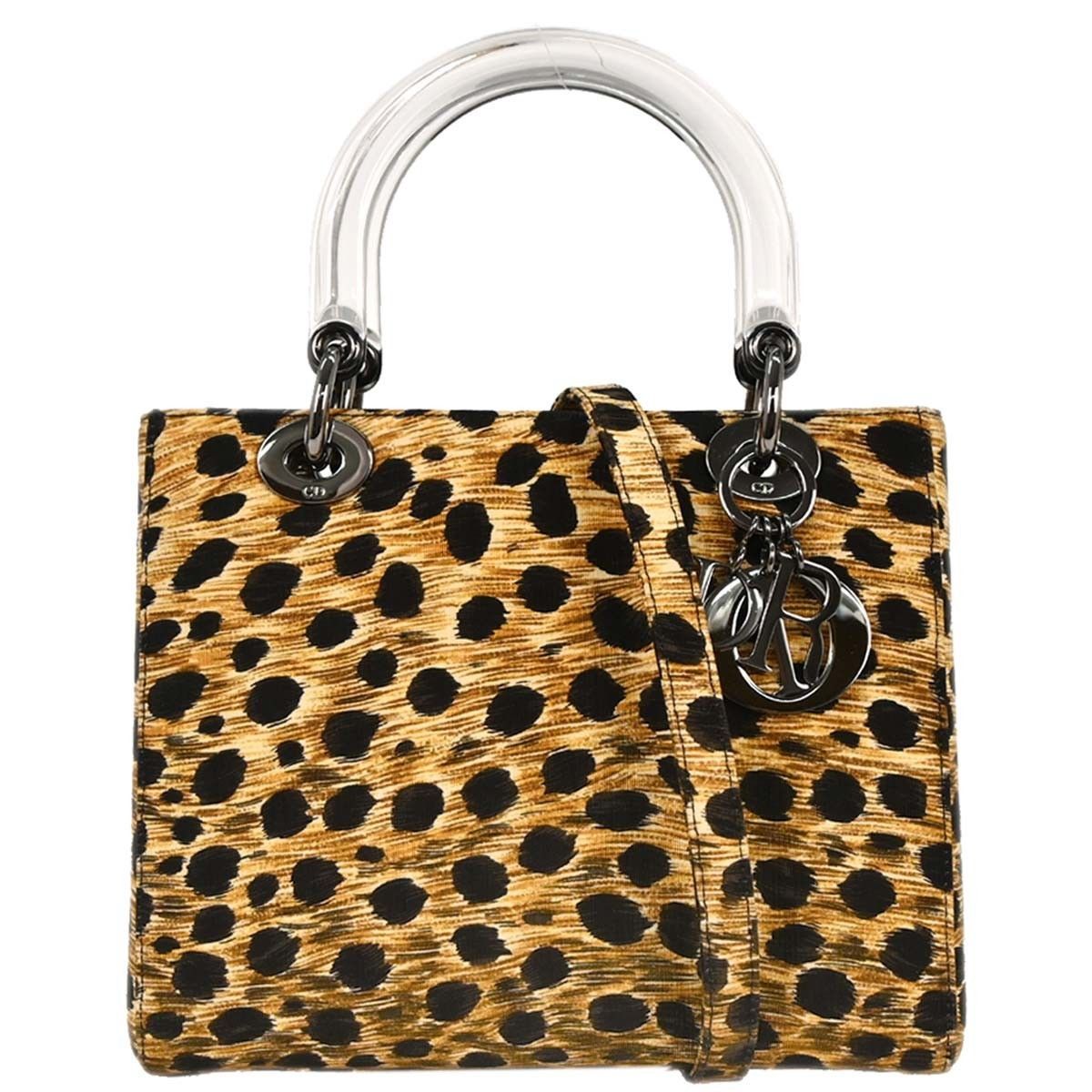 Dior Christian Dior Vintage Lady Dior Printed Canvas Size ONE SIZE - 1 Thumbnail