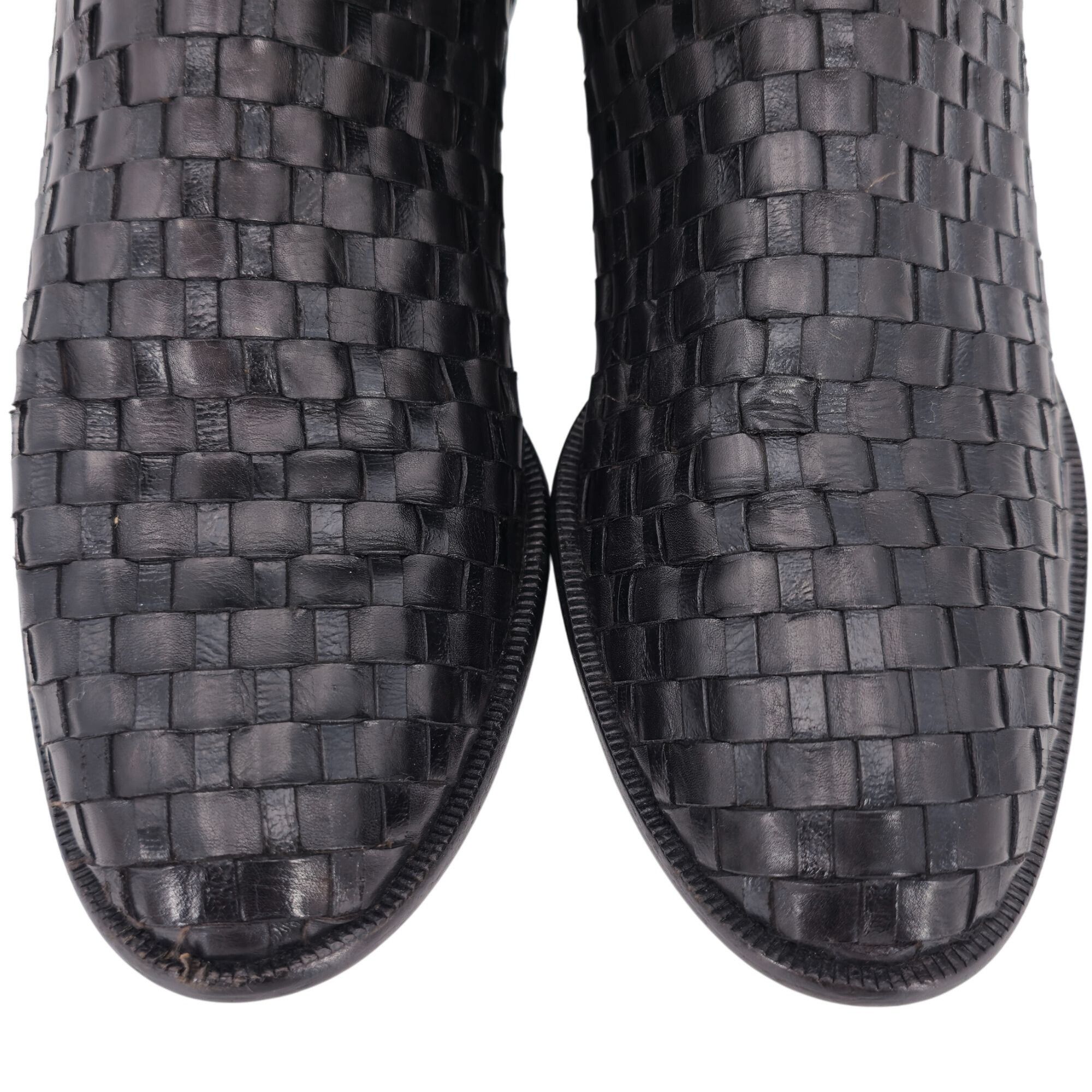 Bally Vintage Bally Italy Full Hand Woven Calfskin Boots Mens 8.5 Size US 8.5 / EU 41-42 - 2 Thumbnail