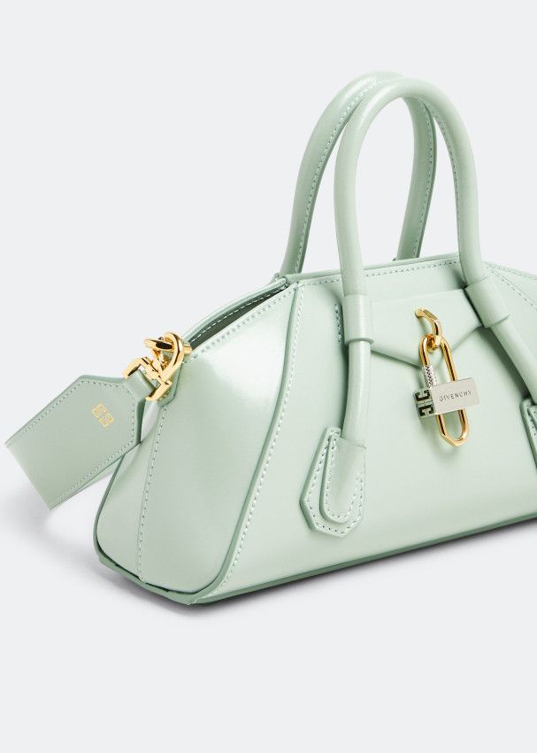 Givenchy o1srvl11e0924 Size: OS / Mini Antigona Stretch Bag Green Size ONE SIZE - 3 Thumbnail