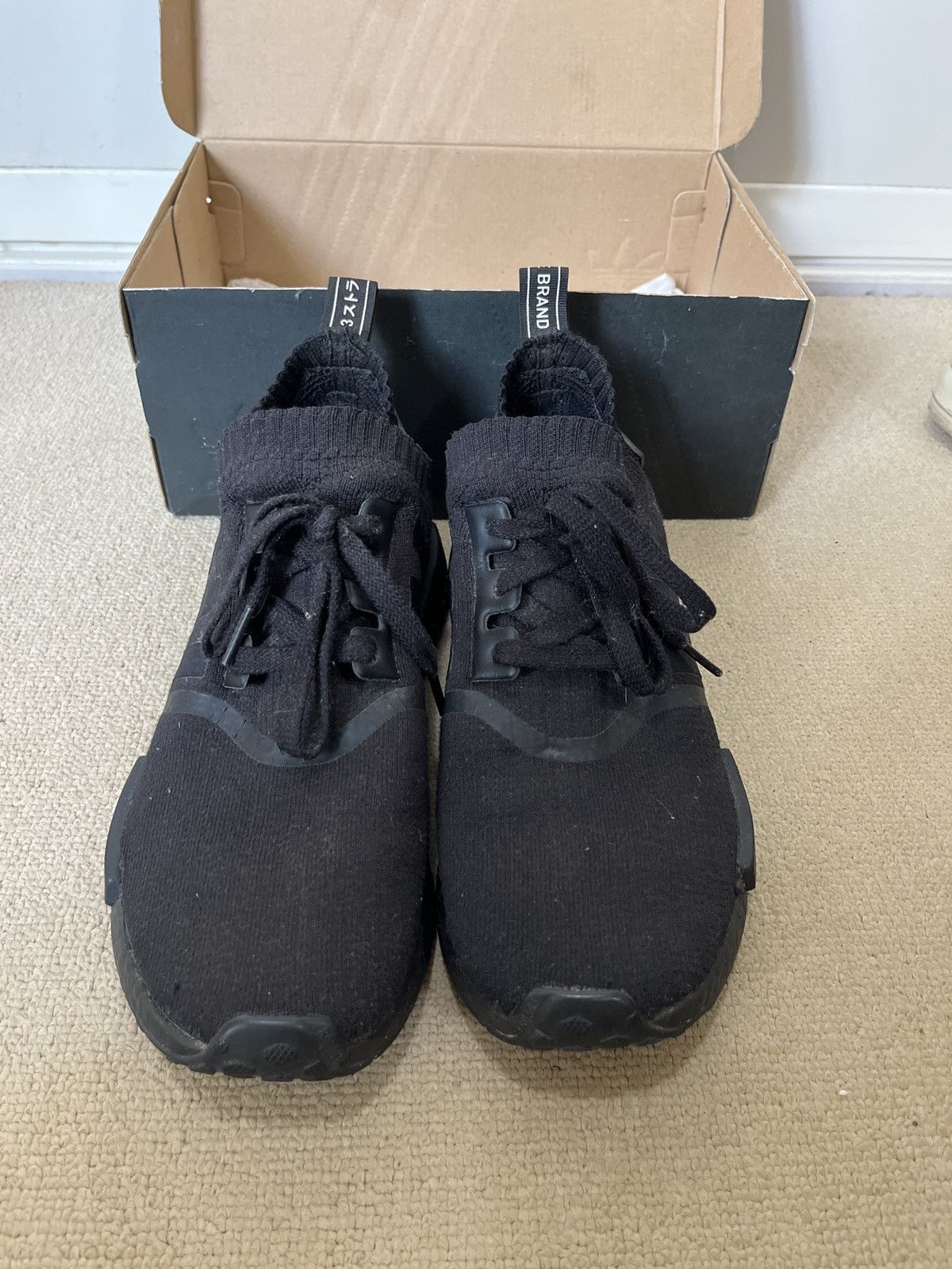 Adidas Adidas NMD R1 Triple Black Primeknit Japan Size US 9 / EU 42 - 2 Thumbnail