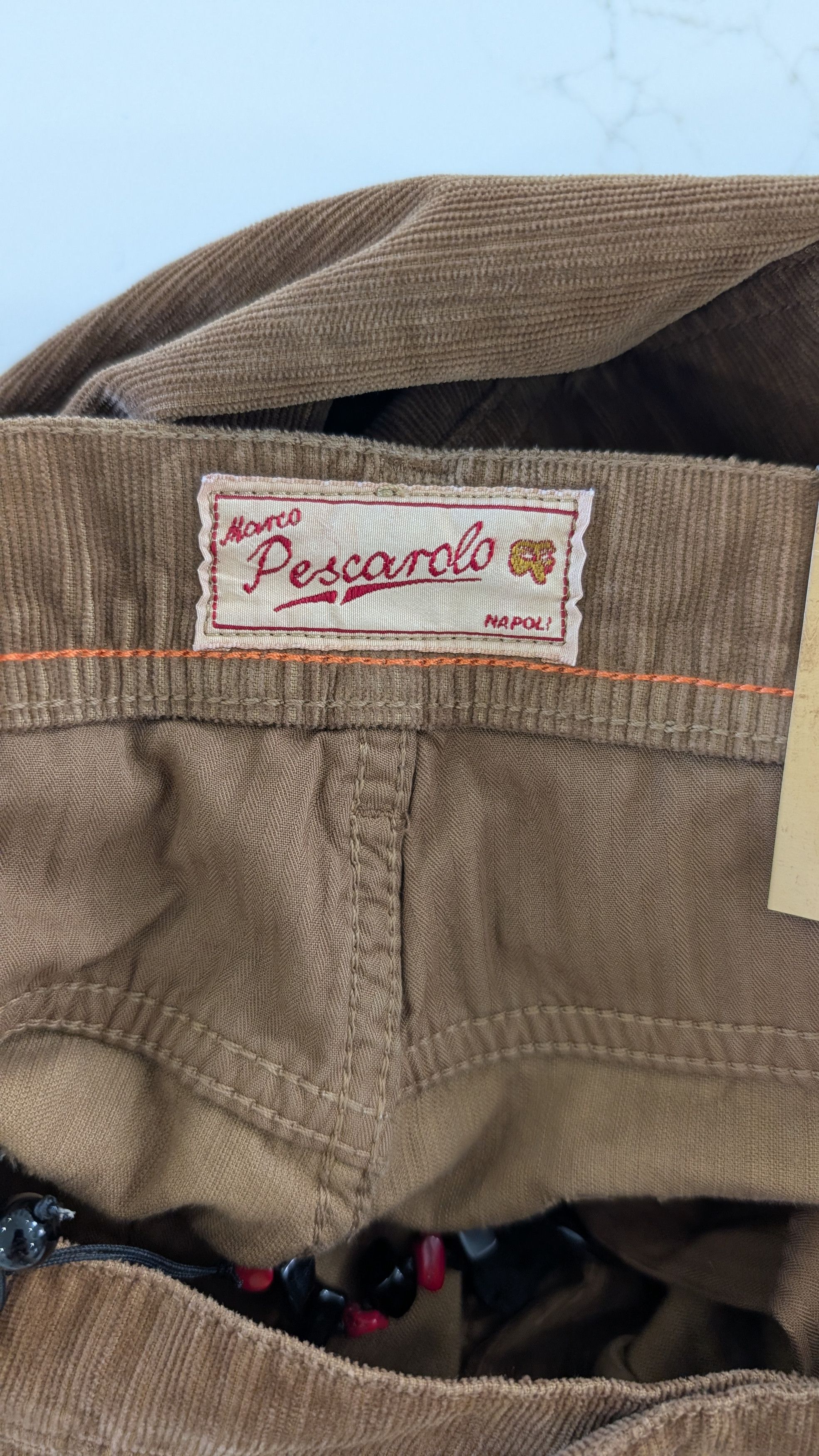 Marco Pescarolo Marco Pescarolo NERANOM Corduroy Pants Brown Size 50 IT Size US 34 / EU 50 - 5 Thumbnail