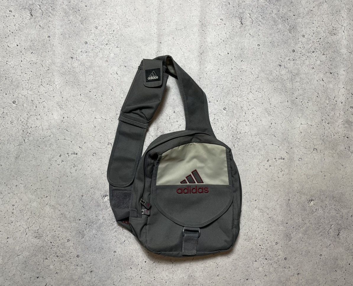 90's Sling Crossbody Bag Adidas Big Logo Y2K, Men's