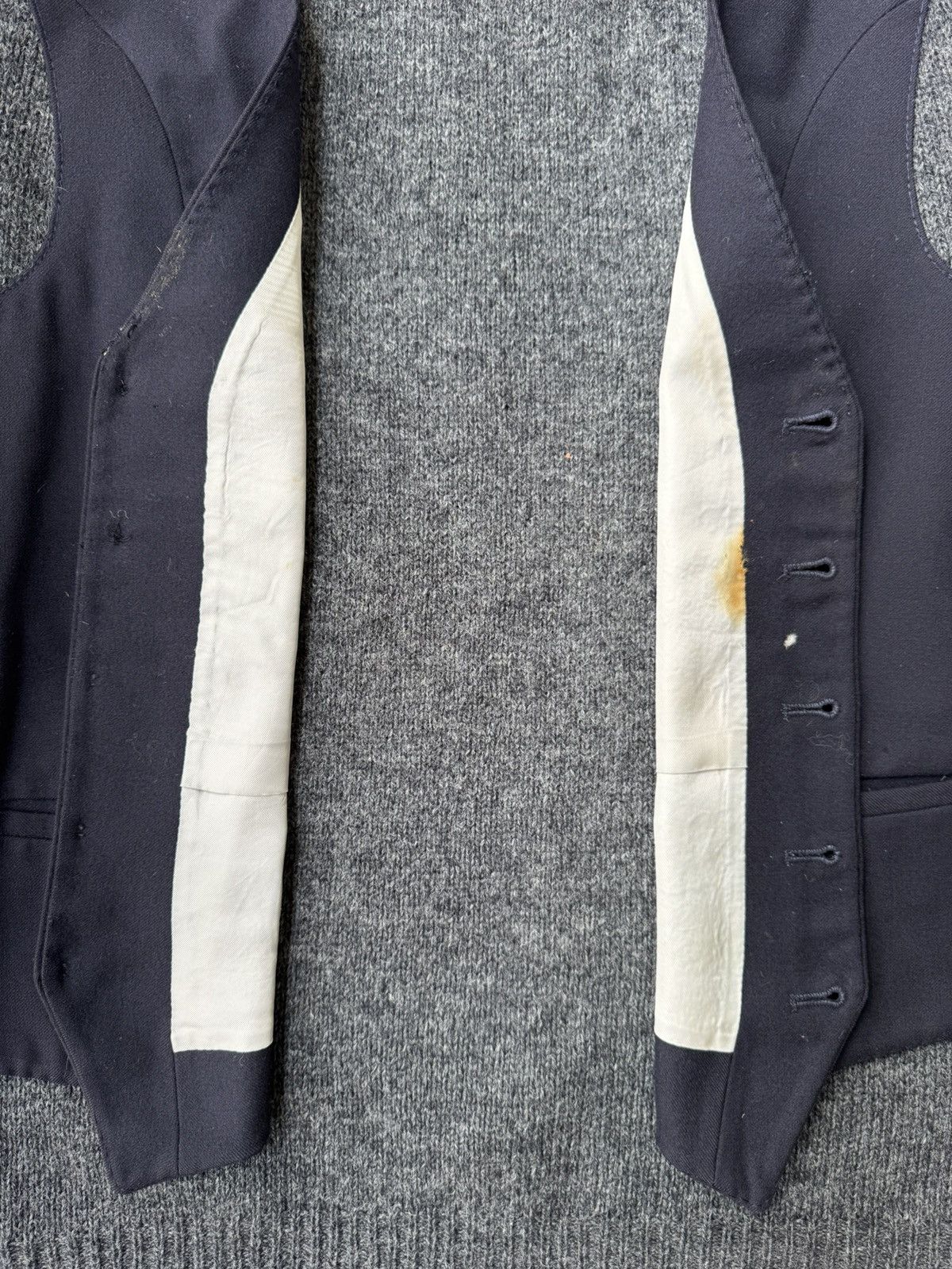 Maison Margiela Maison Martin Margiela AW04 Artisanal Docked Vest Sweater Size US L / EU 52-54 / 3 - 7 Thumbnail