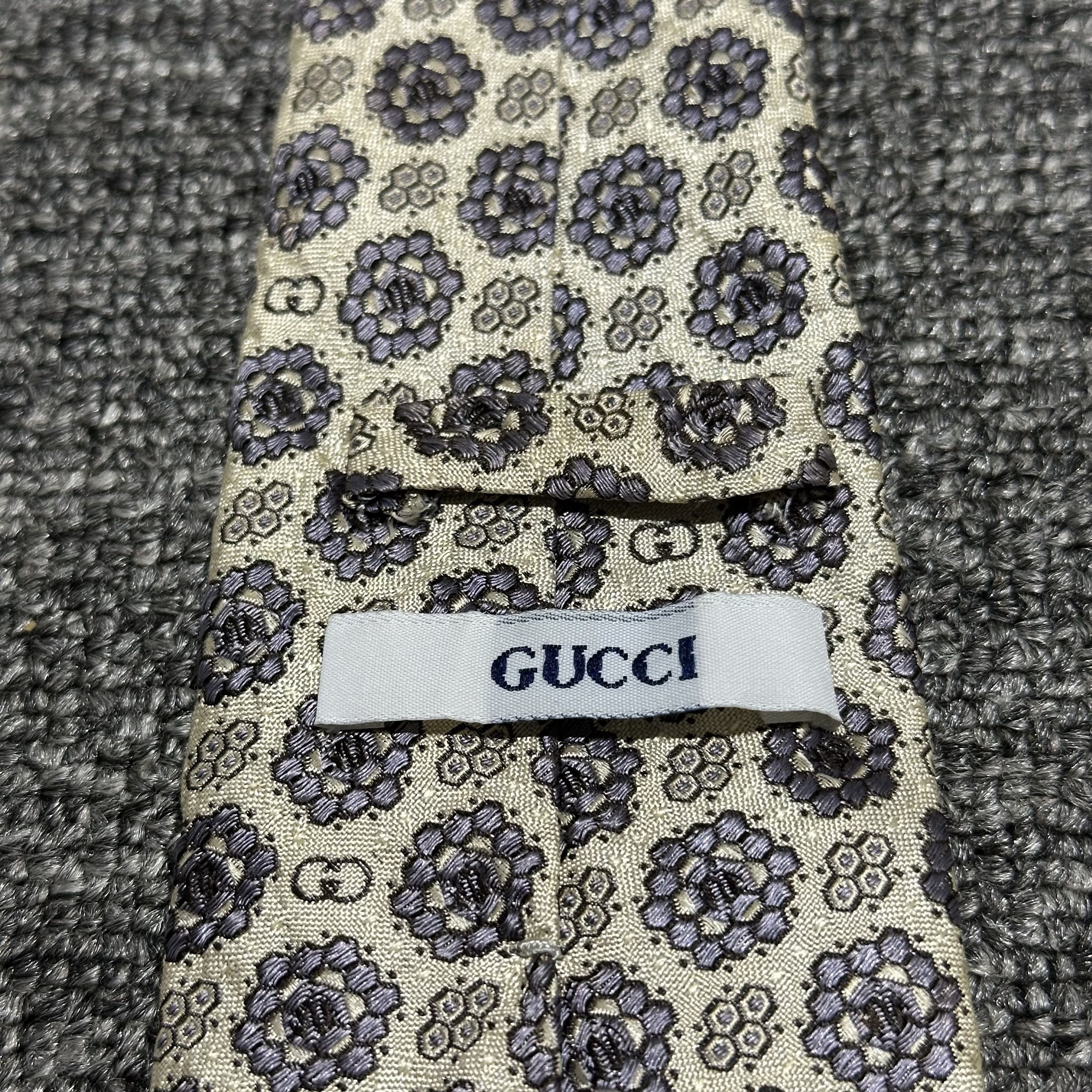 Gucci Gucci Silk Tie Size ONE SIZE - 4 Thumbnail