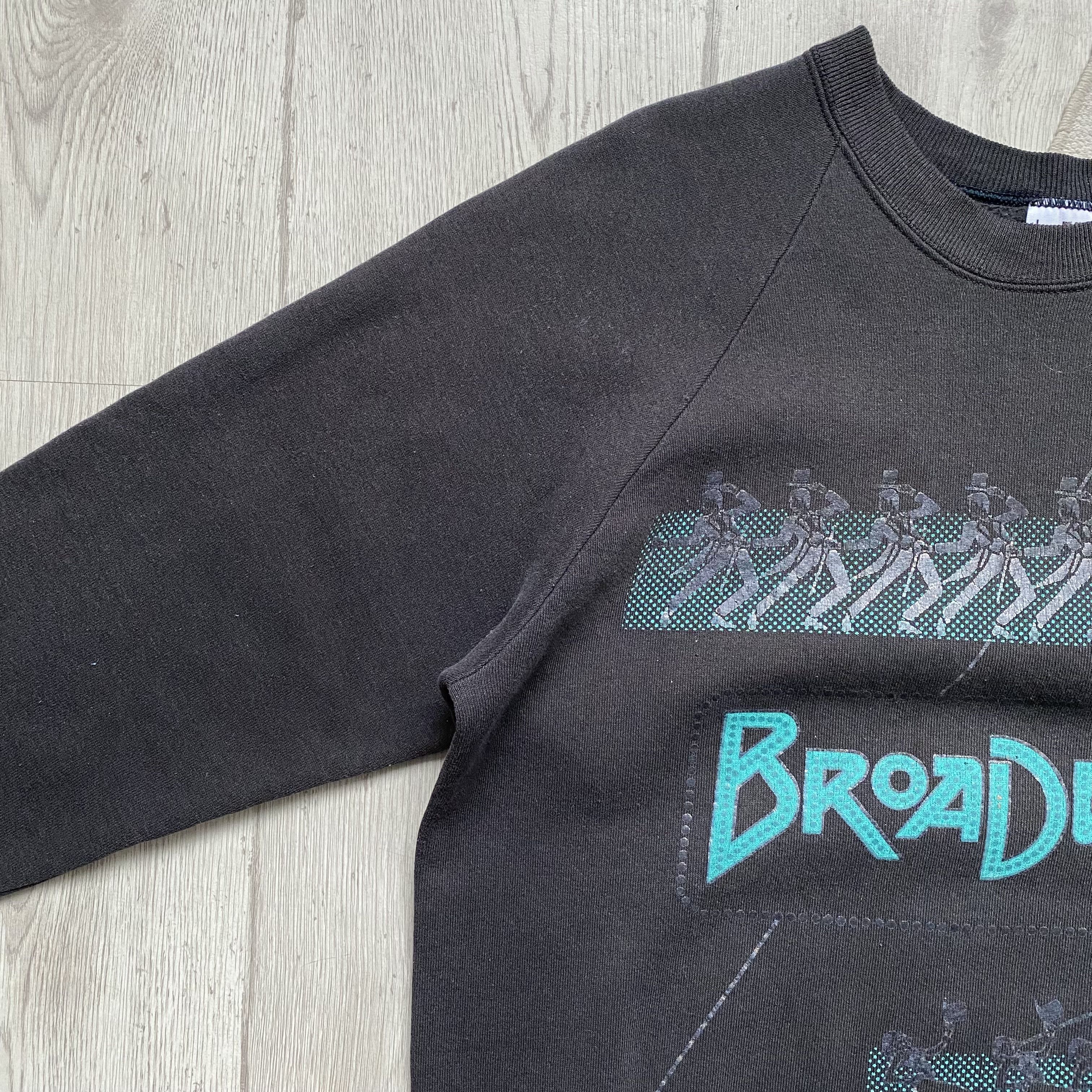 I Love NY 💃🏻 Vintage 90s Faded NEW York Broadway sweatshirt Size US M / EU 48-50 / 2 - 4 Thumbnail