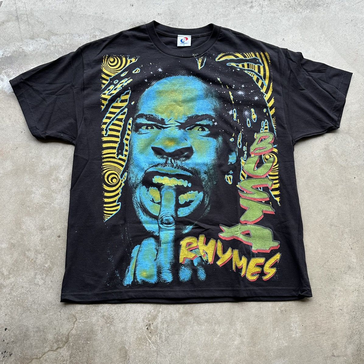 Rap Tees Back Stock Rap Tee Busta Rhymes All Over Print Size 2XL Size US XXL / EU 58 / 5 - 1 Thumbnail