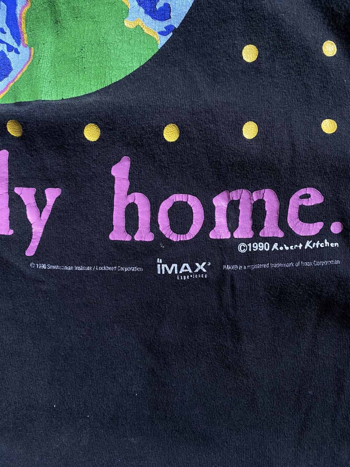 Vintage Vintage Rare Blue Planet by Robert Kitchen IMAX 90’s Tee Size US L / EU 52-54 / 3 - 5 Thumbnail