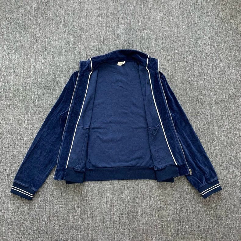 Celine Celine Blue Velvet Jacket Size XL Size US XL / EU 56 / 4 - 8 Thumbnail