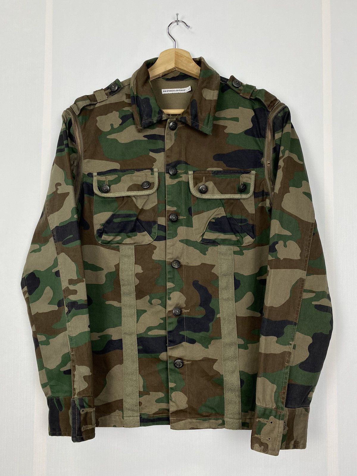 Japanese Brand Six Star Exclusive Design Camo Jacket Size US L / EU 52-54 / 3 - 9 Thumbnail