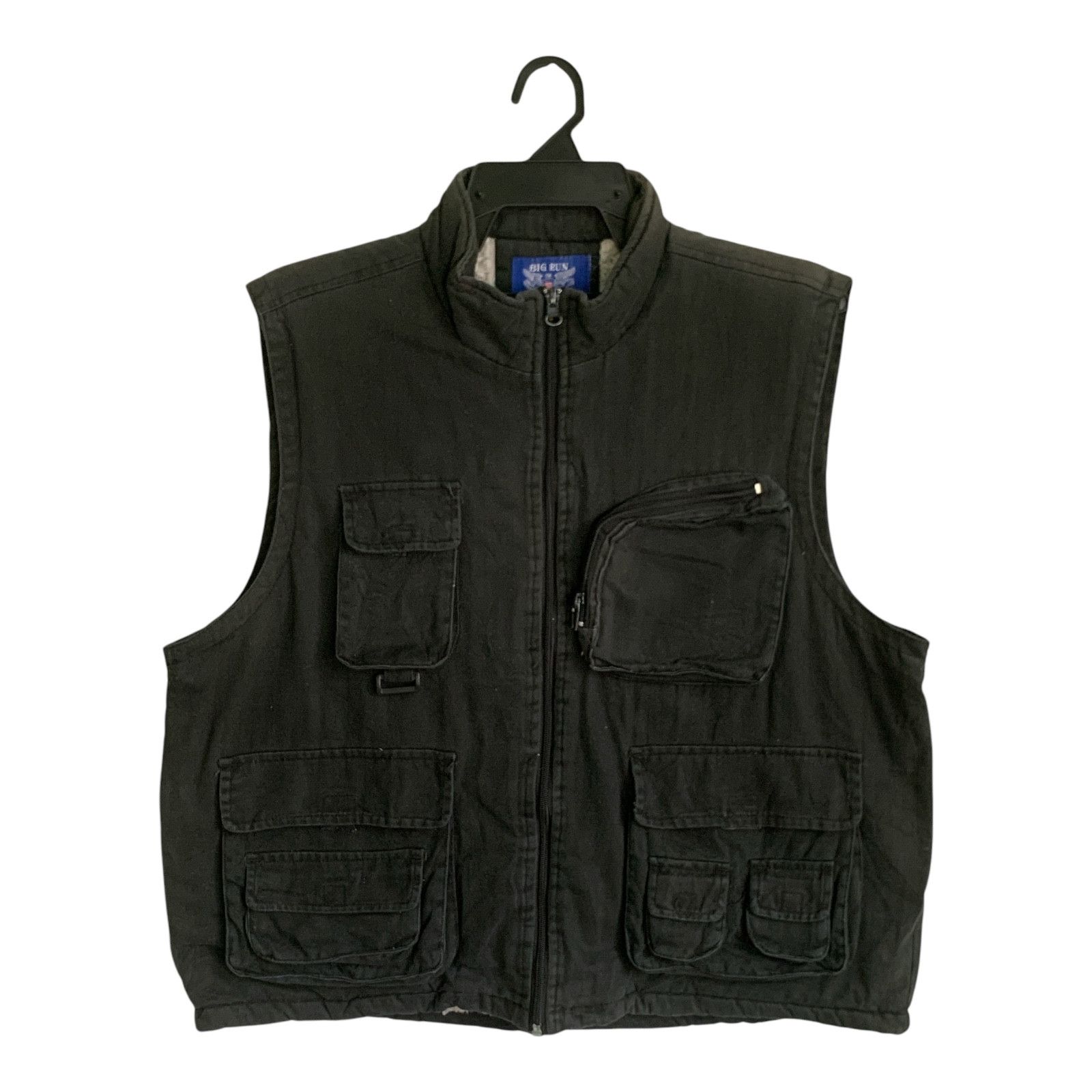 Japanese Brand × Vintage Rare Design Vintage Big Run Sherpa Vests Size US L / EU 52-54 / 3 - 1 Thumbnail