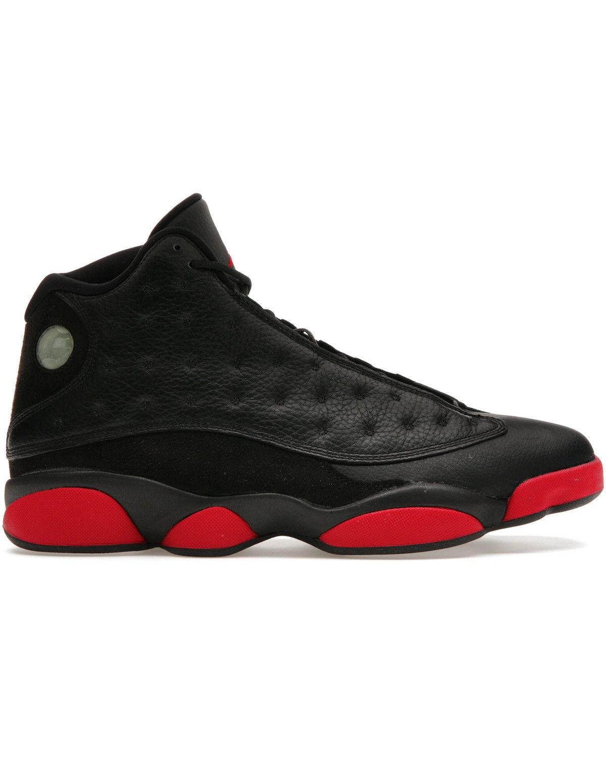 image of Air Jordan Retro 13 “Dirty Bred” Shoes in Black Red, Men's