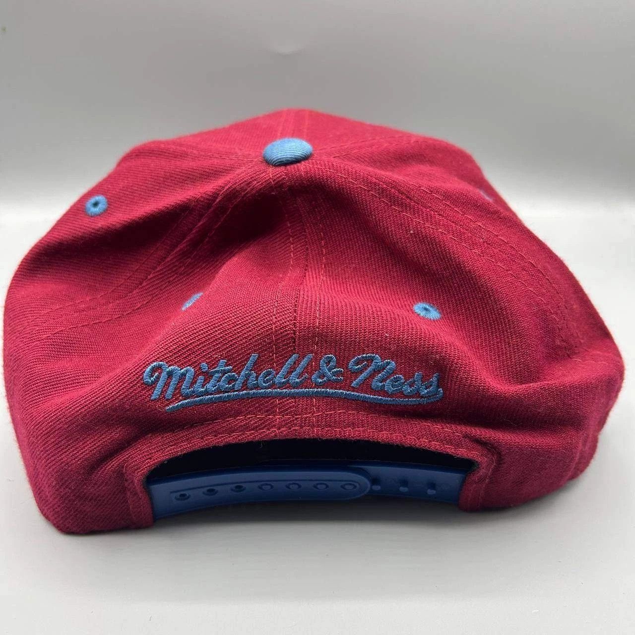Mitchell & Ness Colorado Avalanche Hat Men Red Blue Embroidered Snap Back Size ONE SIZE - 7 Thumbnail