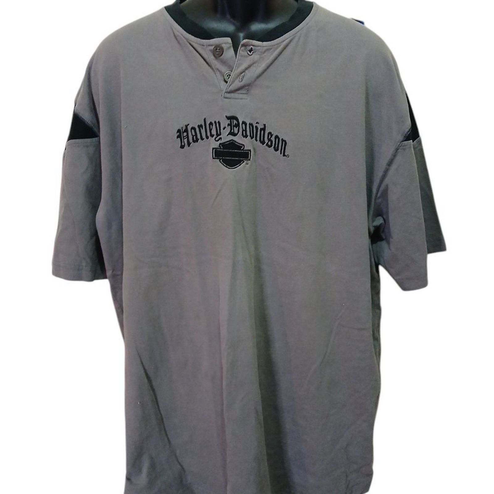 Harley Davidson Harley-Davidson Gray Short Sleeve Tee XL Size US XL / EU 56 / 4 - 1 Thumbnail