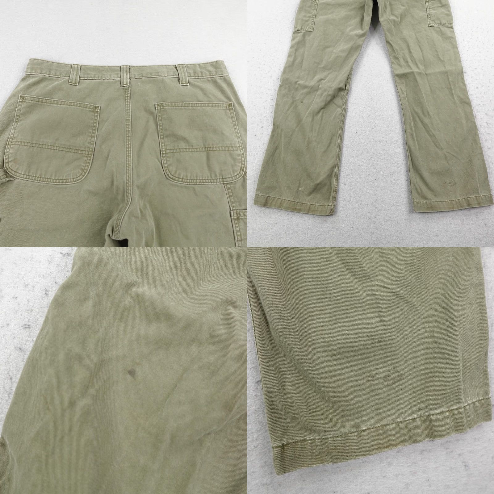 Carhartt Carhartt Pants Mens 36x32 Green Relaxed Fit Twill Carpenter Dungaree Work Washed Size US 36 / EU 52 - 8 Thumbnail