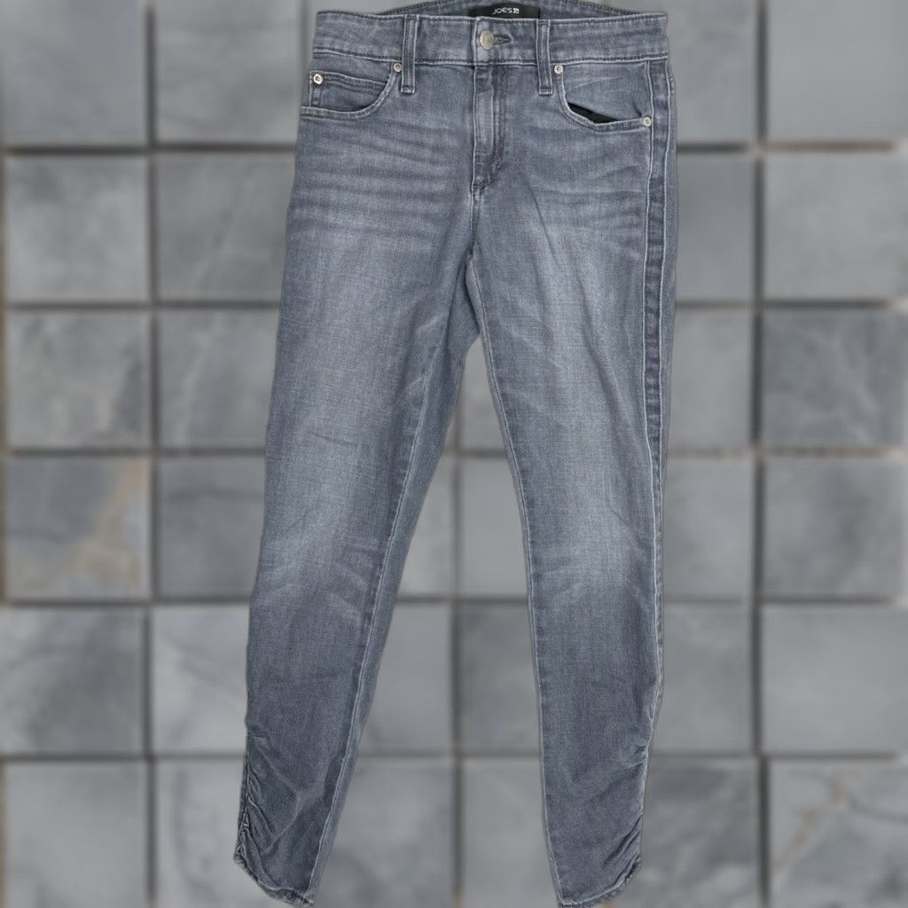 Vintage Joes Jeans Women Size 24 Gray The Icon Mid Rise Skinny Denim Cotton Blend Casual Jeans Size 42" / US 20 - 1 Thumbnail
