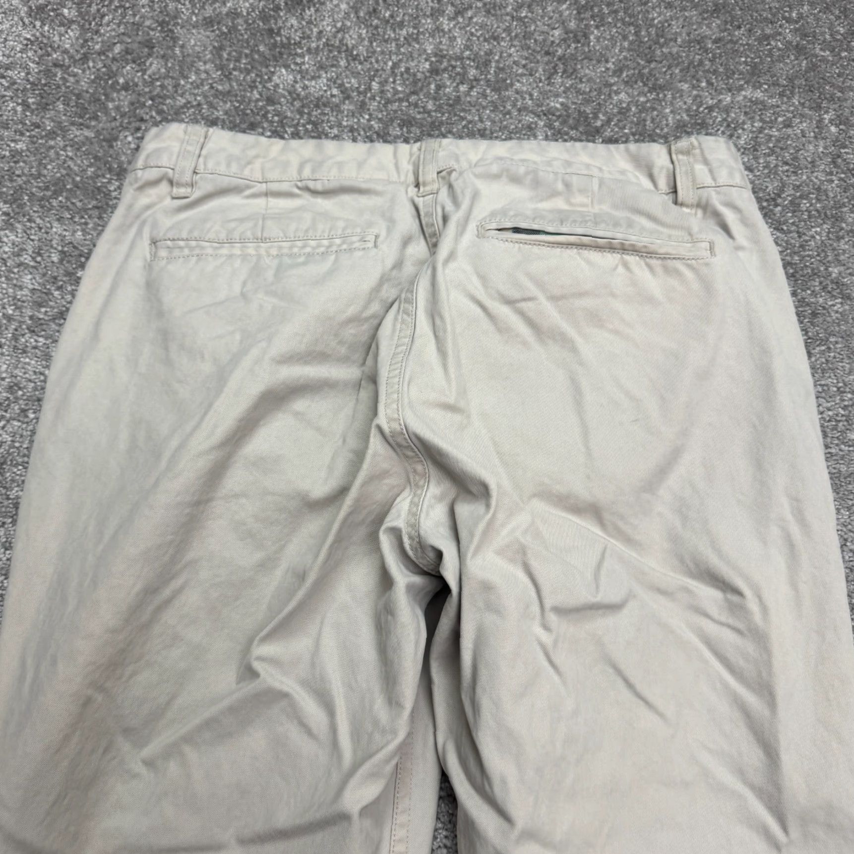Bonobos Bonobos Slim Fit Straight Leg Chino Pants Mens 31x34 Beige Cotton Flannel Lined Size US 31 - 7 Thumbnail