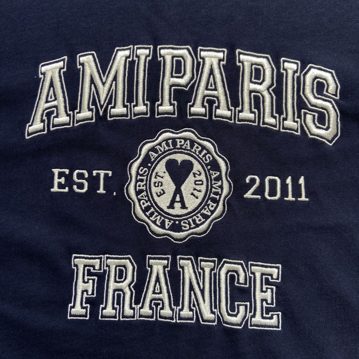 AMI AMI Paris France Tshirt Size US L / EU 52-54 / 3 - 2 Thumbnail