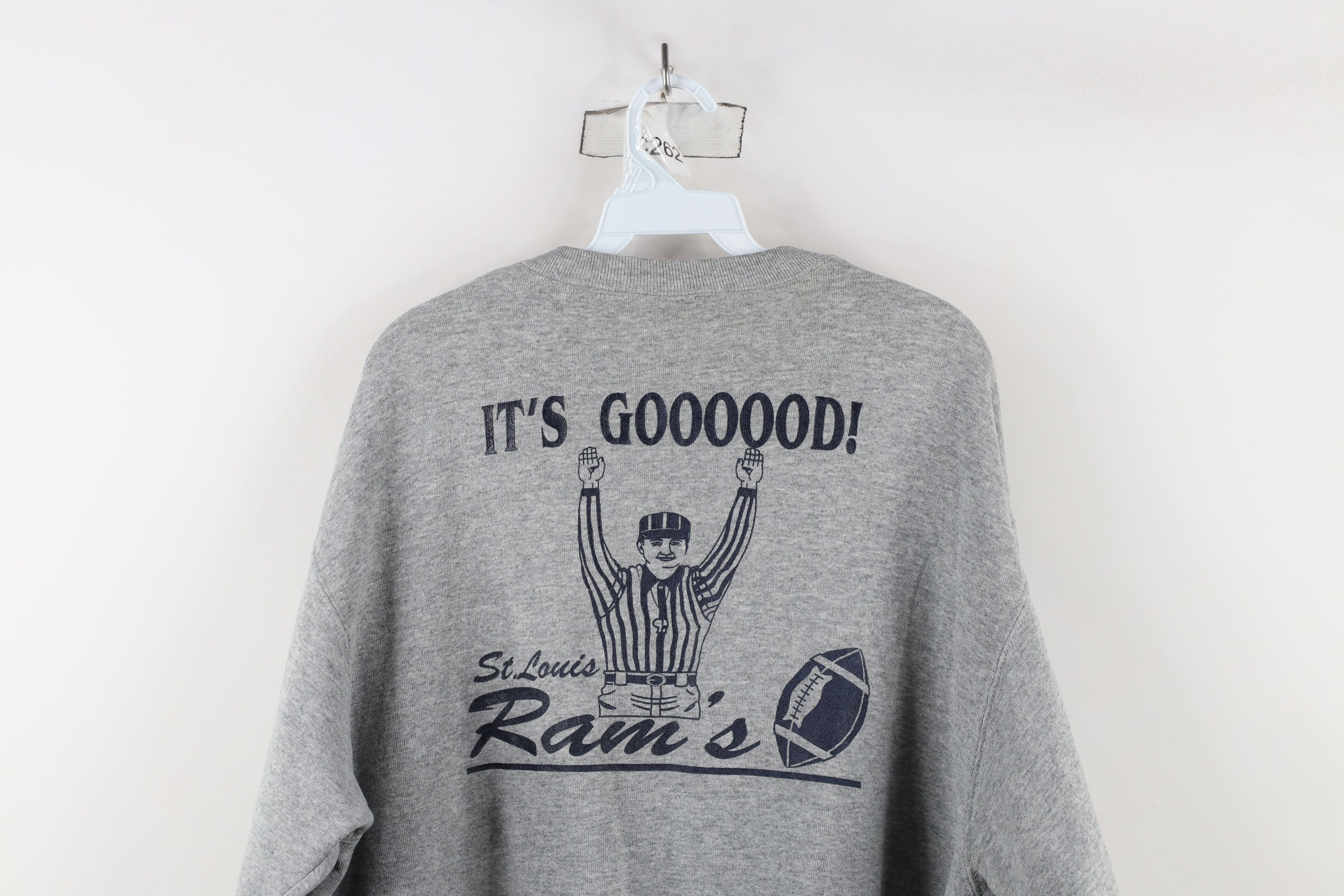 Vintage Vintage Champs St Louis Rams Football Crewneck Sweatshirt Size US XL / EU 56 / 4 - 12 Thumbnail