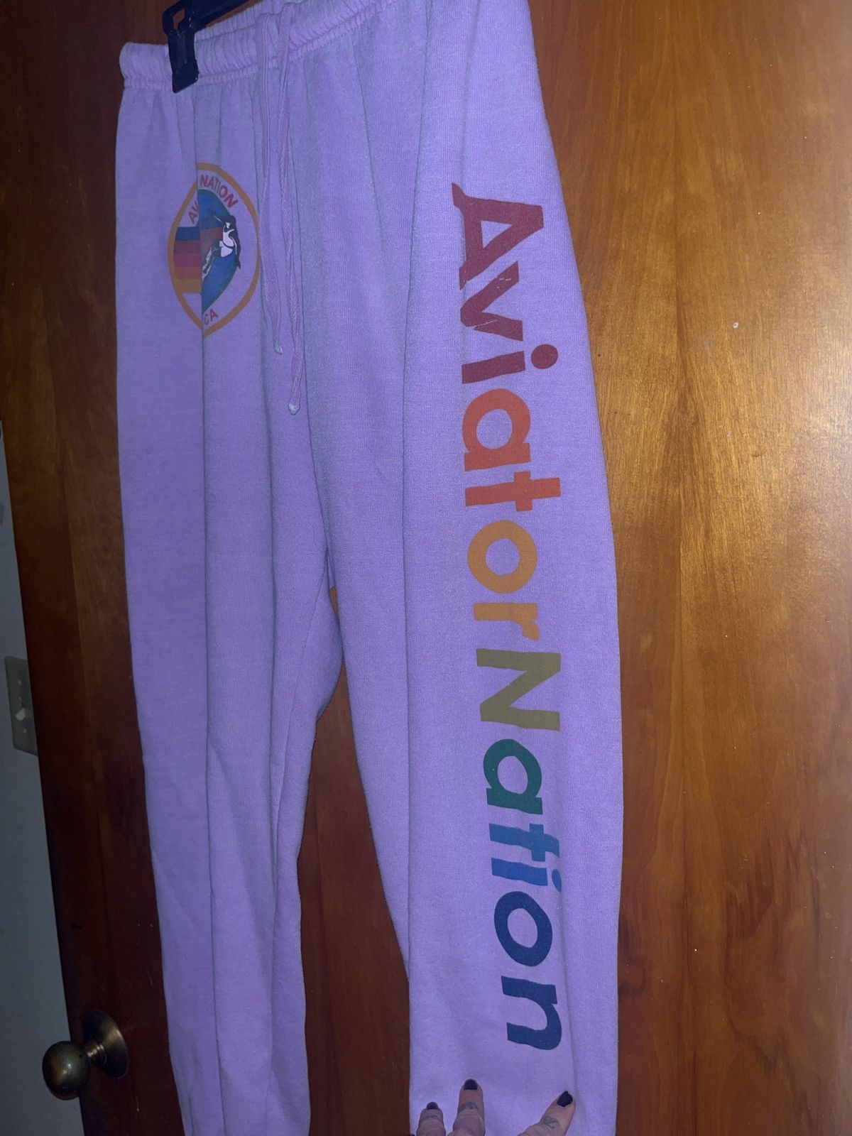 Aviator Nation Aviator Nation Lavender XS sweats Size 27" / US 4 / IT 40 - 4 Thumbnail