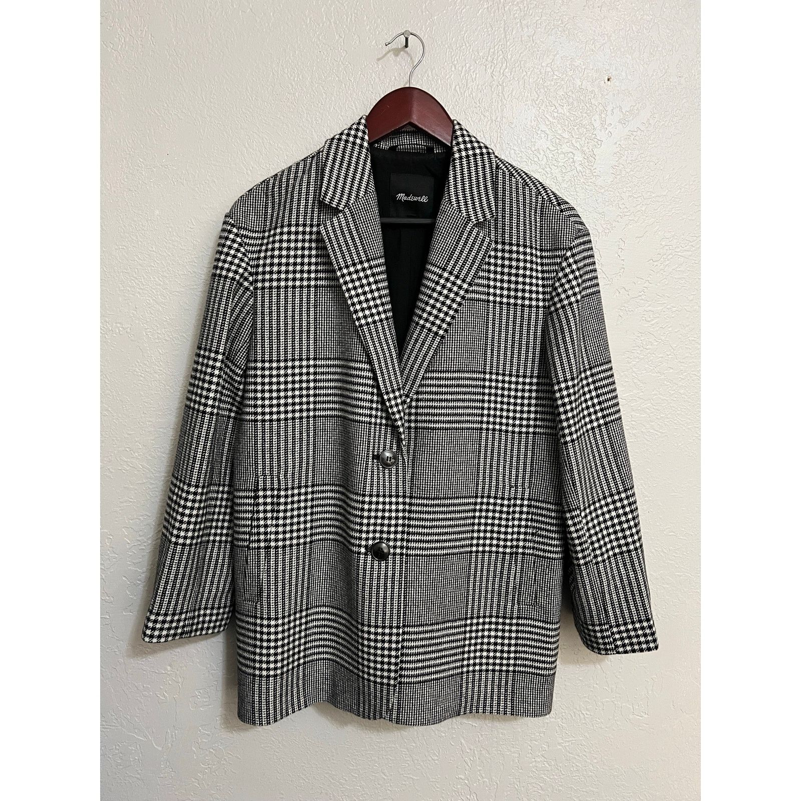 Madewell Madewell Oversized Dorset Blazer Jacket Sz S Wool Blend Size S / US 4 / IT 40 - 2 Thumbnail