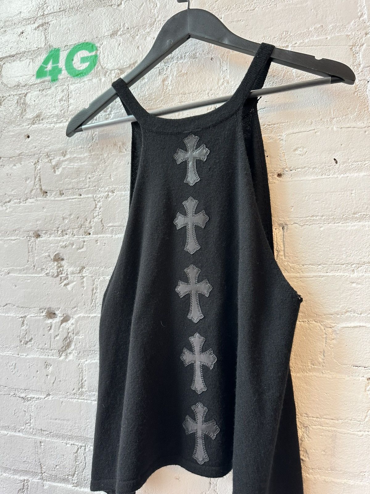 Chrome Hearts CHROME HEARTS CASHMERE PATCH TANK TOP Size US L / EU 52-54 / 3 - 1 Thumbnail