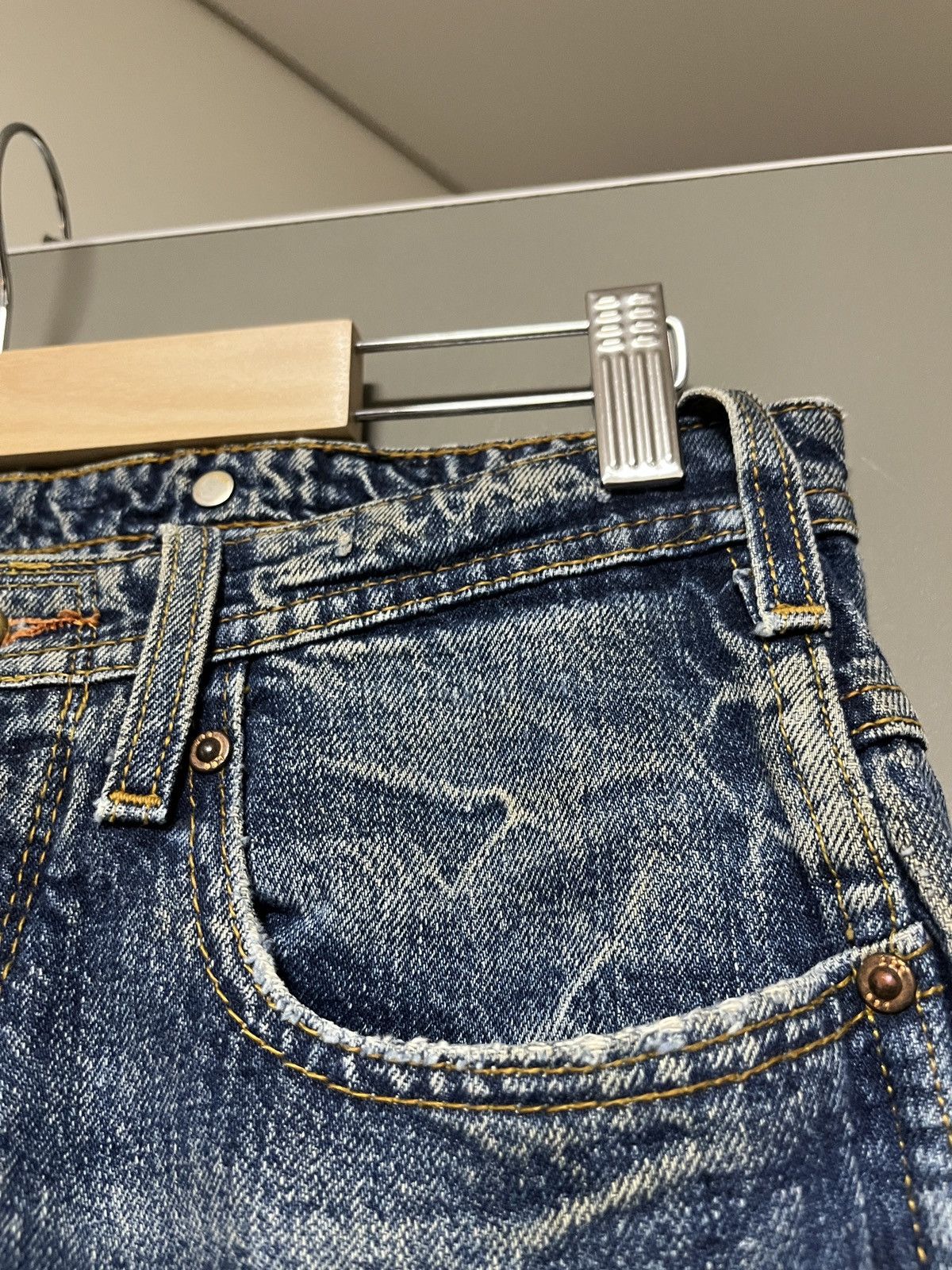 Lee Lee 101 131 Cowboy 30’s Repro Buckle Back Sanforized Jeans Size US 28 / EU 44 - 5 Thumbnail