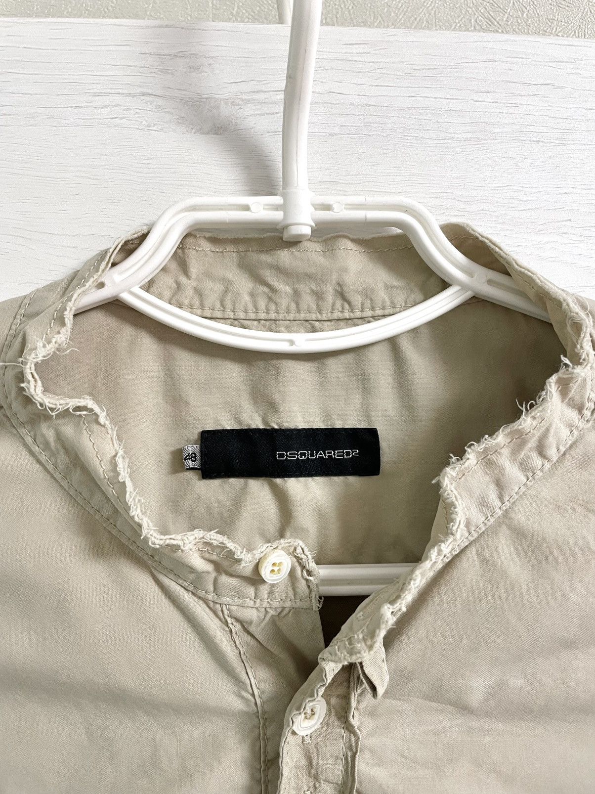 Dsquared2 Archive 00s Dsquared2 Vintage Bib Front Button LS Shirt Size US M / EU 48-50 / 2 - 5 Thumbnail
