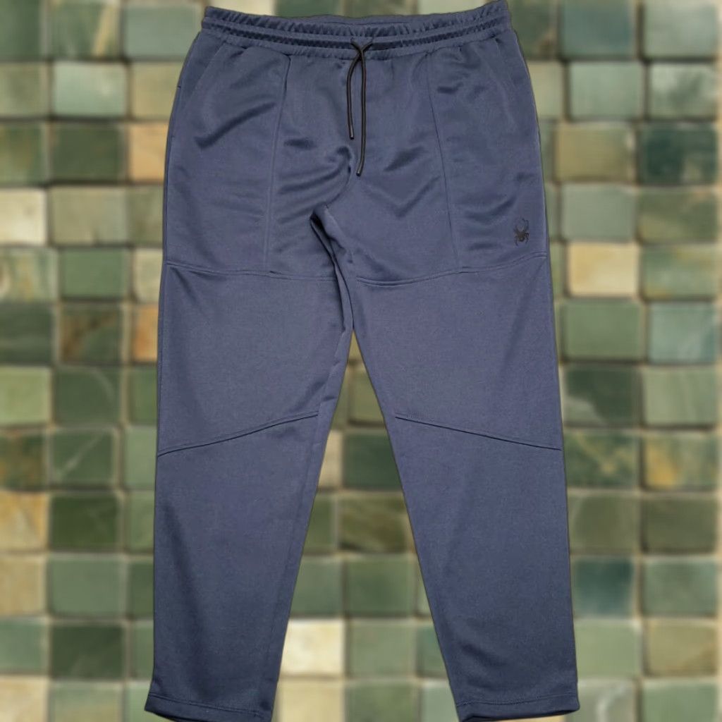 Spyder Spyder Jogger Pants Mens XL Blue Moisture Wicking Tapered Performance Gym & Training Pants Size US 36 / EU 52 - 1 Thumbnail