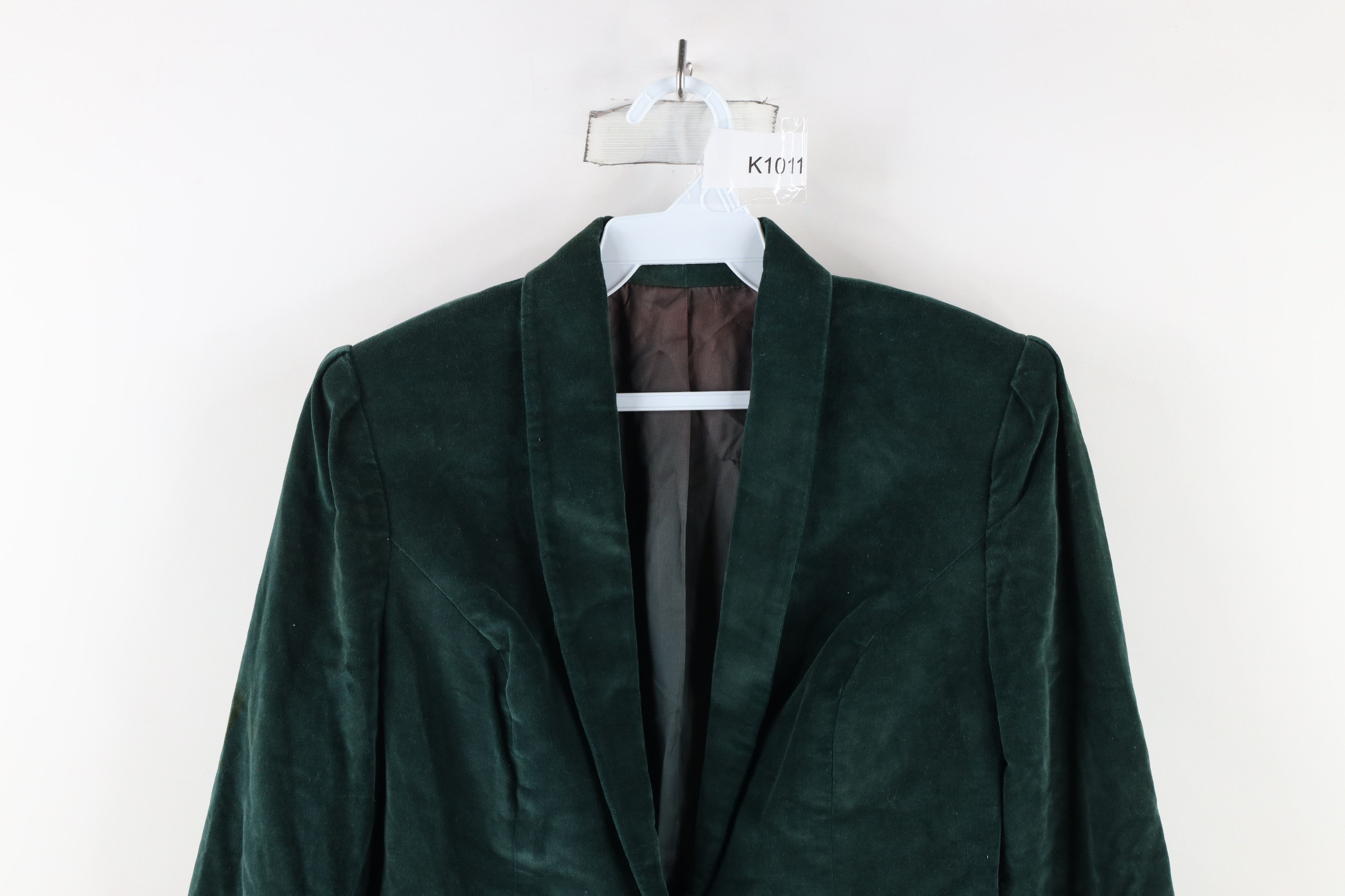 Vintage Vintage 60s Rockabilly Blazer Jacket Emerald Green USA Size M / US 6-8 / IT 42-44 - 2 Thumbnail