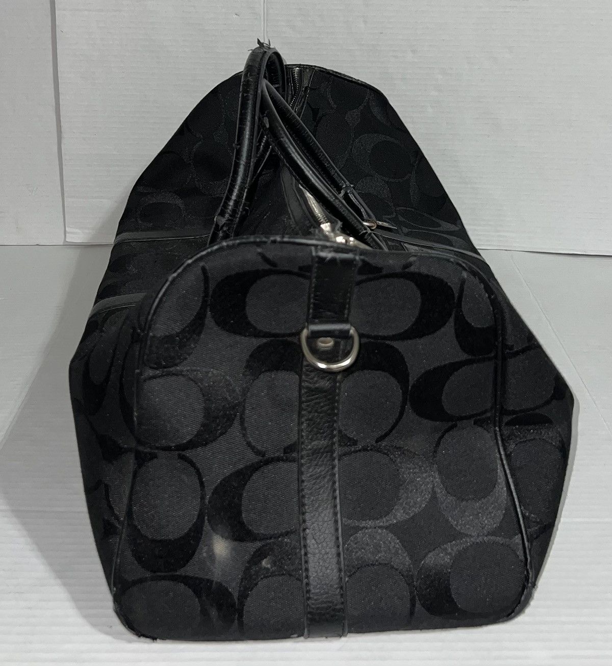 Coach Vintage Coach Jackard Weekender Duffel Canvas Travel Bag Size ONE SIZE - 4 Thumbnail