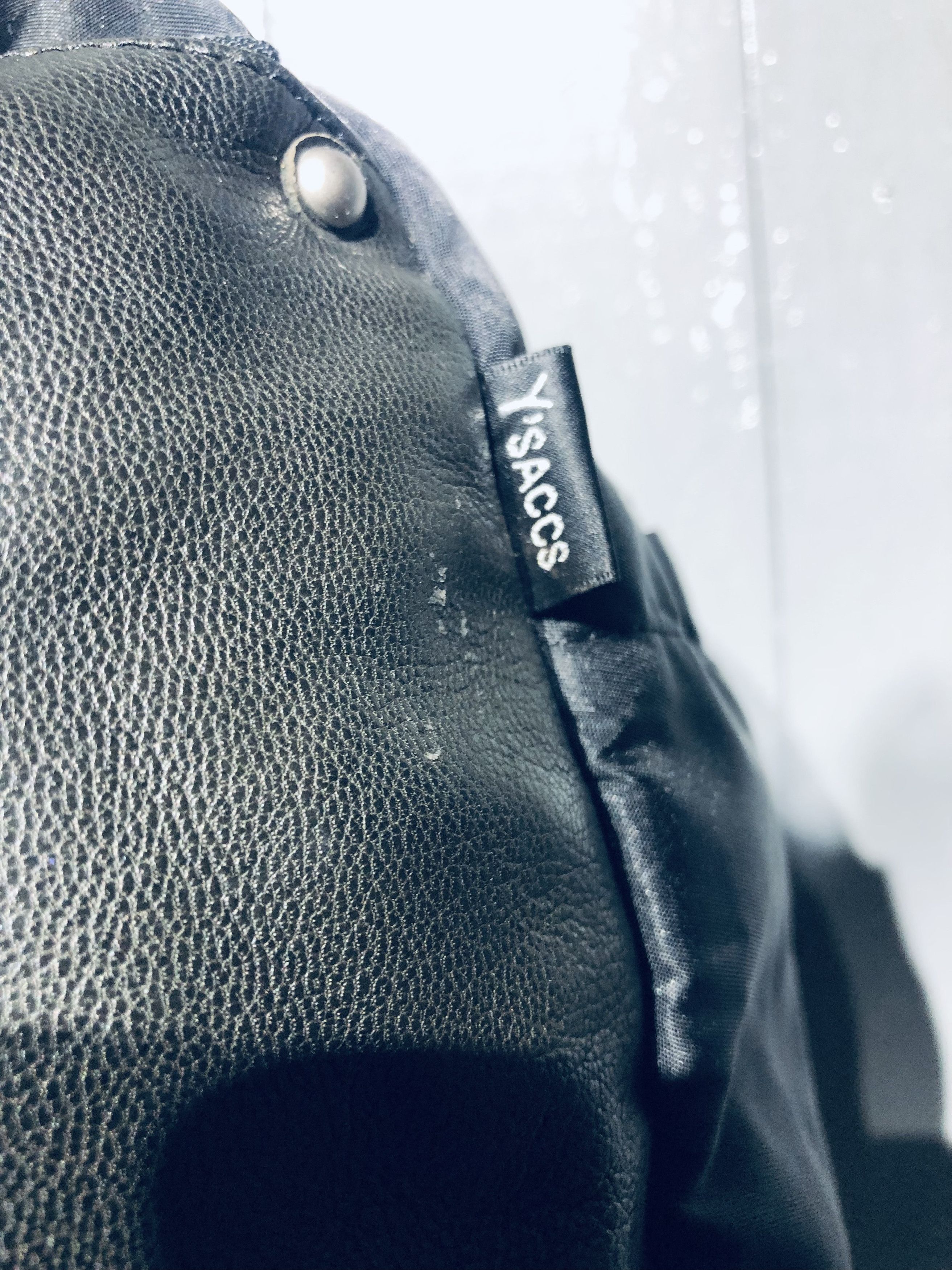Y's Japanese YSaacs by Yohji Yamamoto Leather Nylon Shoulder Bag Size ONE SIZE - 5 Thumbnail