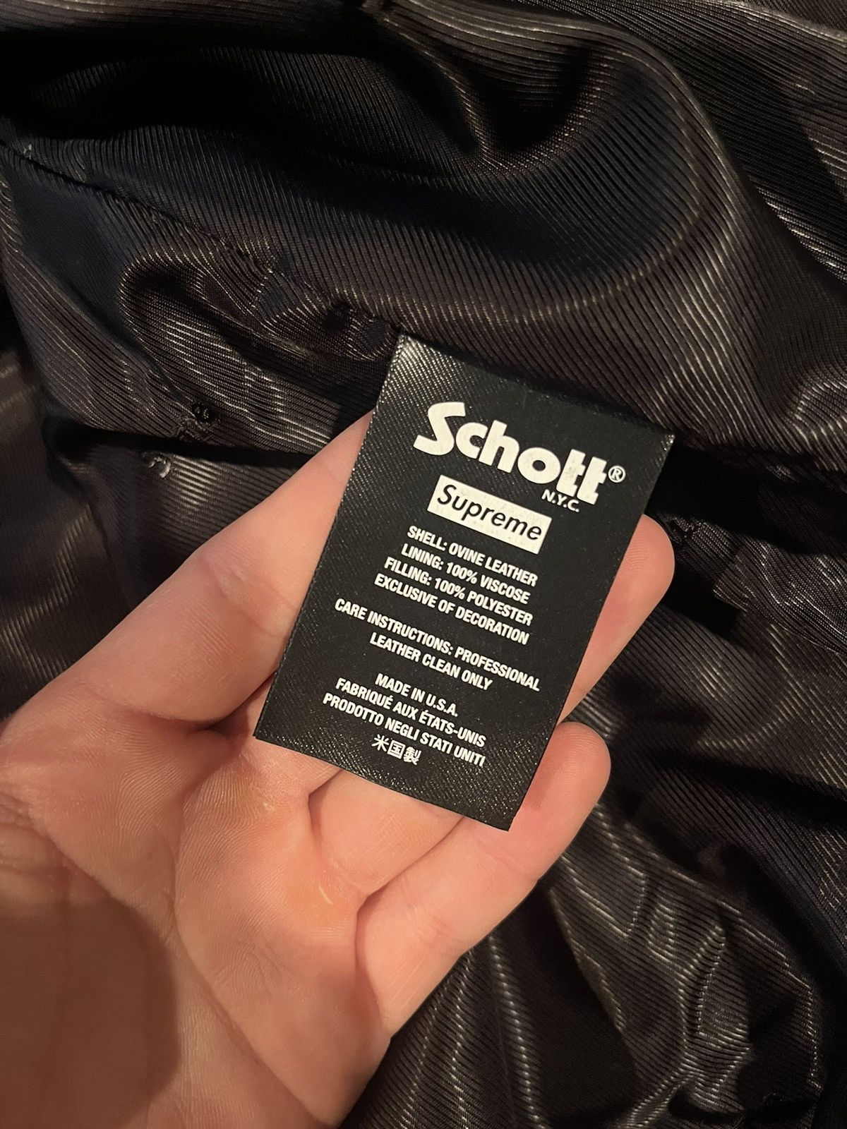 Supreme Supreme x Schott Hooded Leather Bomber Jacket | Grailed