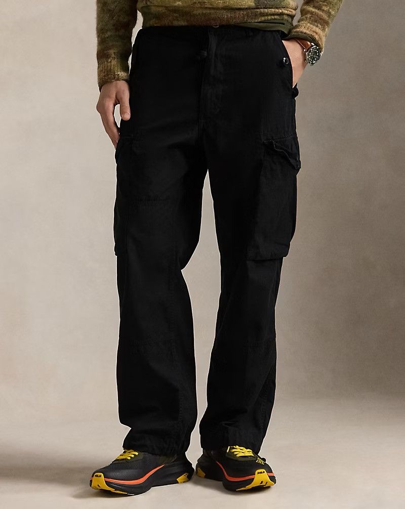 Polo Ralph Lauren Polo Ralph Lauren The Big Cargo Pant Pants Black Size 34 x30 Size US 34 / EU 50 - 1 Thumbnail