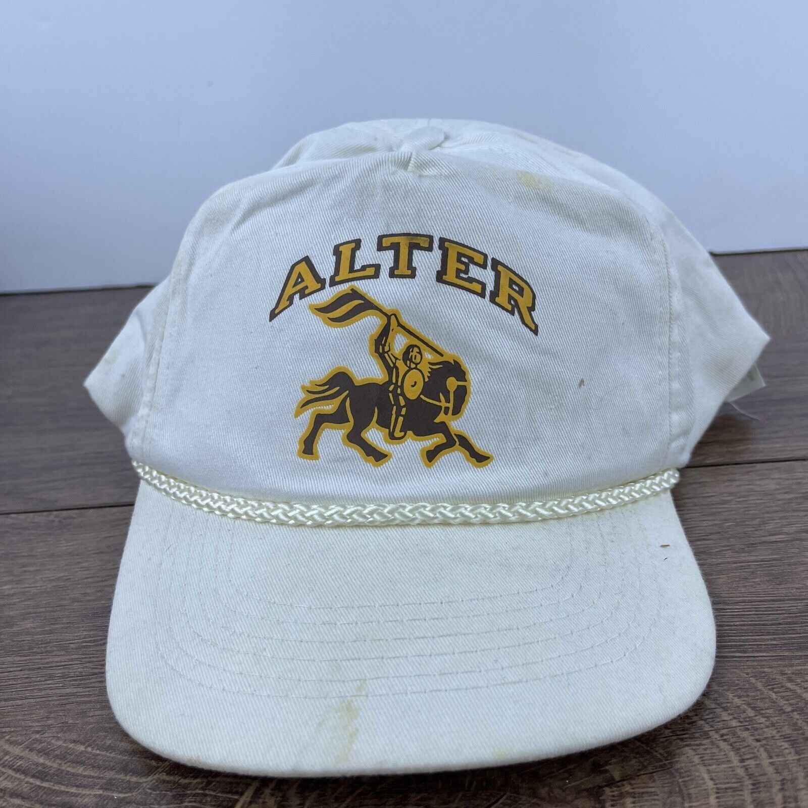 Other Alter Knights Hat Alter Hat White Hat Adjustable Snapback Ad Size ONE SIZE - 3 Thumbnail